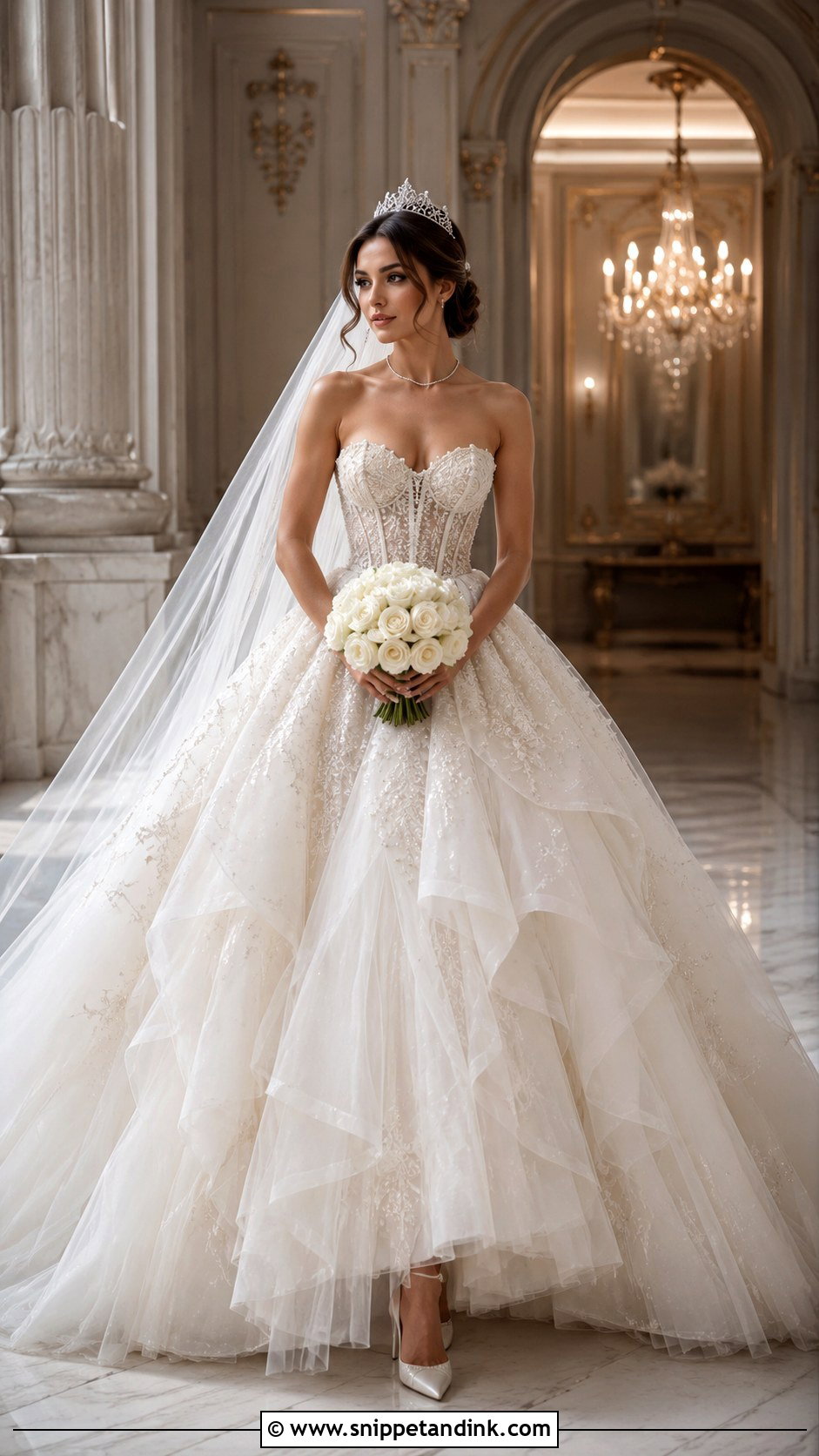 Princess Ball Gown Wedding Dress - Snippet and Ink - 20 Fairy Tale Wedding Dress Fantasy Gowns