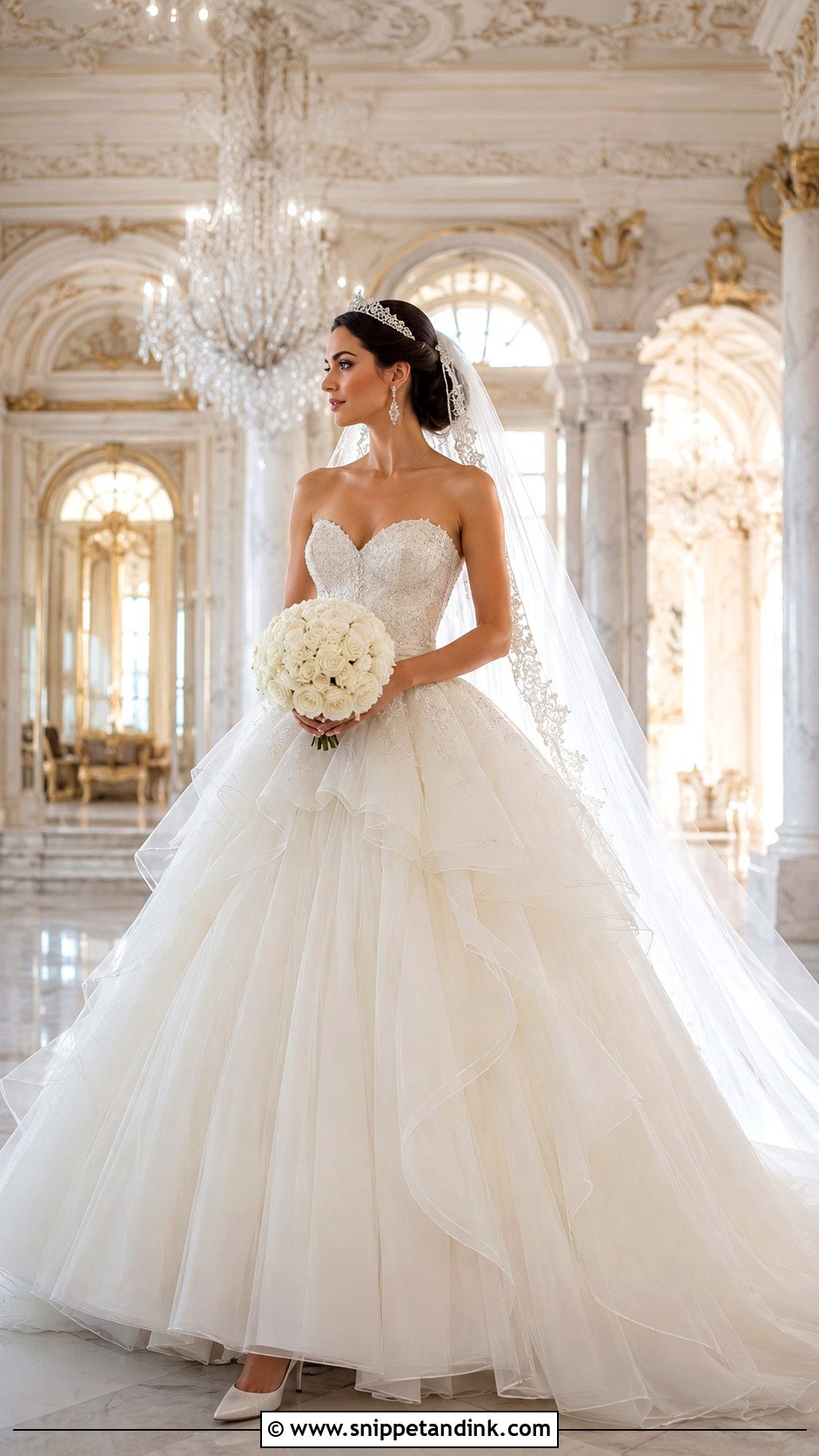 Princess Ball Gown Wedding Dress - Snippet and Ink - 20 Fairy Tale Wedding Dress Romantic Ideas
