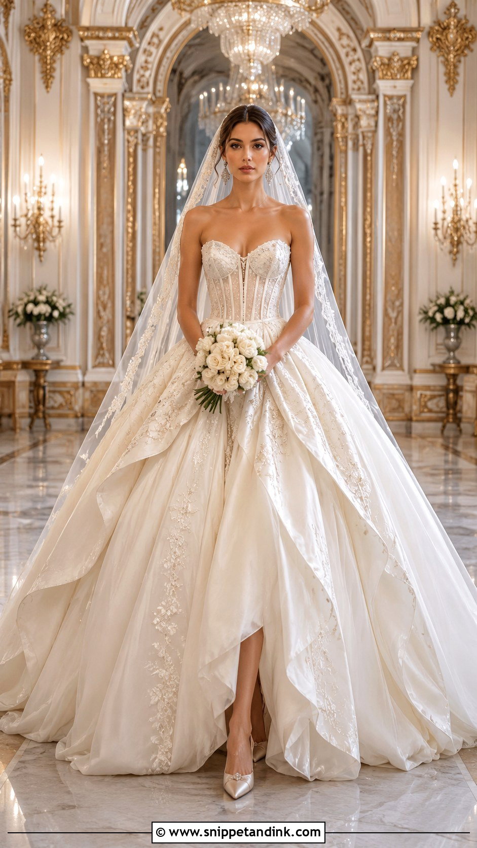 Princess Ball Gown Wedding Dress - Snippet and Ink - 20 Fairytail Wedding Dresses