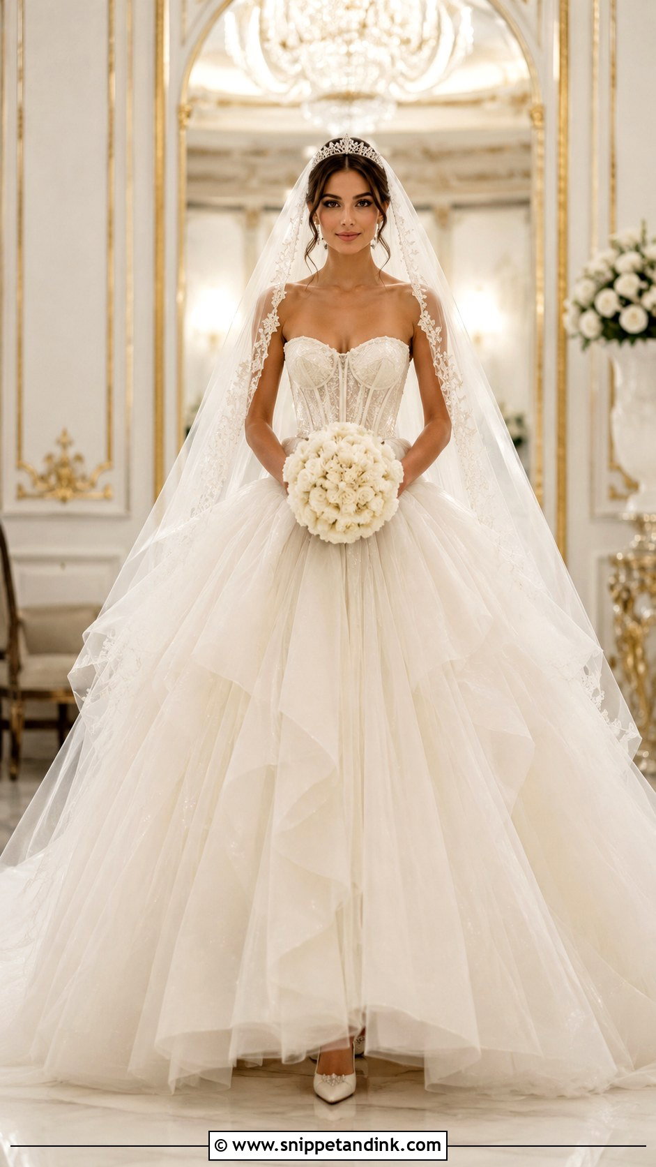 Princess Ball Gown Wedding Dress - Snippet and Ink - 20 Fairytale Wedding Dress Enchanted Ideas