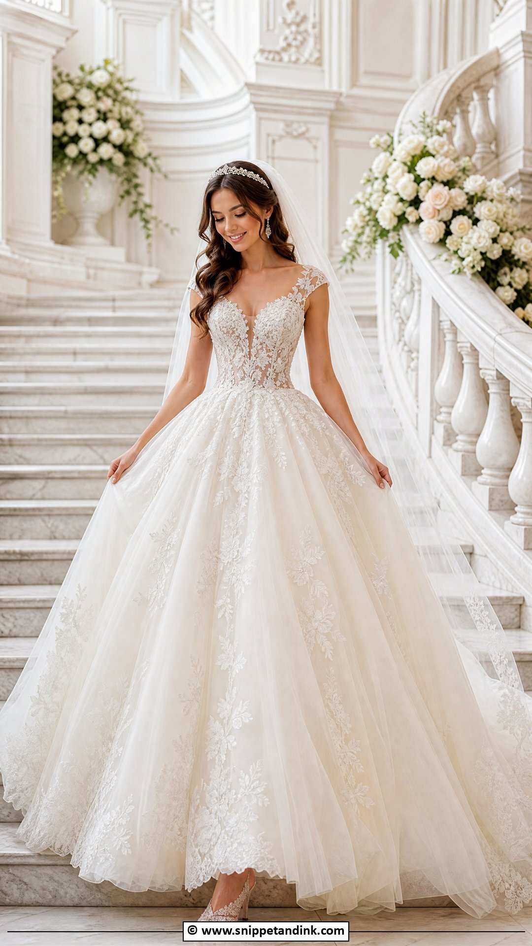 Princess Ball Gown Wedding Dress - Snippet and Ink - 35 Ball Gown Wedding Dress Ideas
