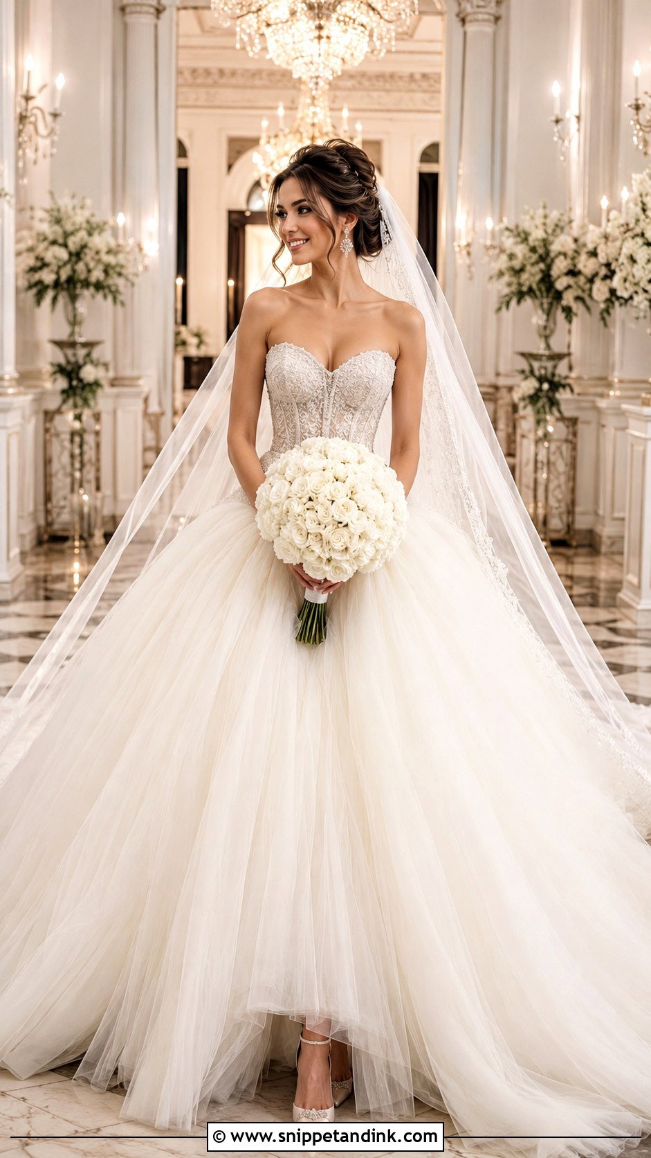 Princess Ball Gown Wedding Dress - Snippet and Ink - 25 Fairytale Wedding Dress Princesses Ideas