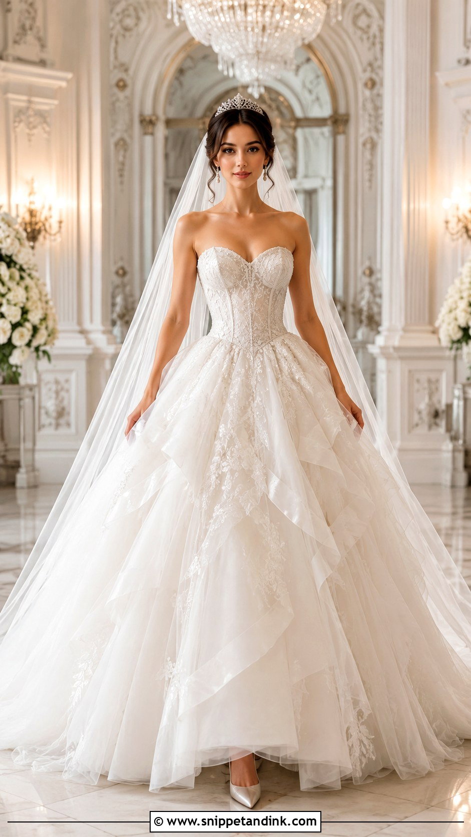 Princess Ball Gown Wedding Dress - Snippet and Ink - 20 Beautiful Wedding Dresses Fairytale