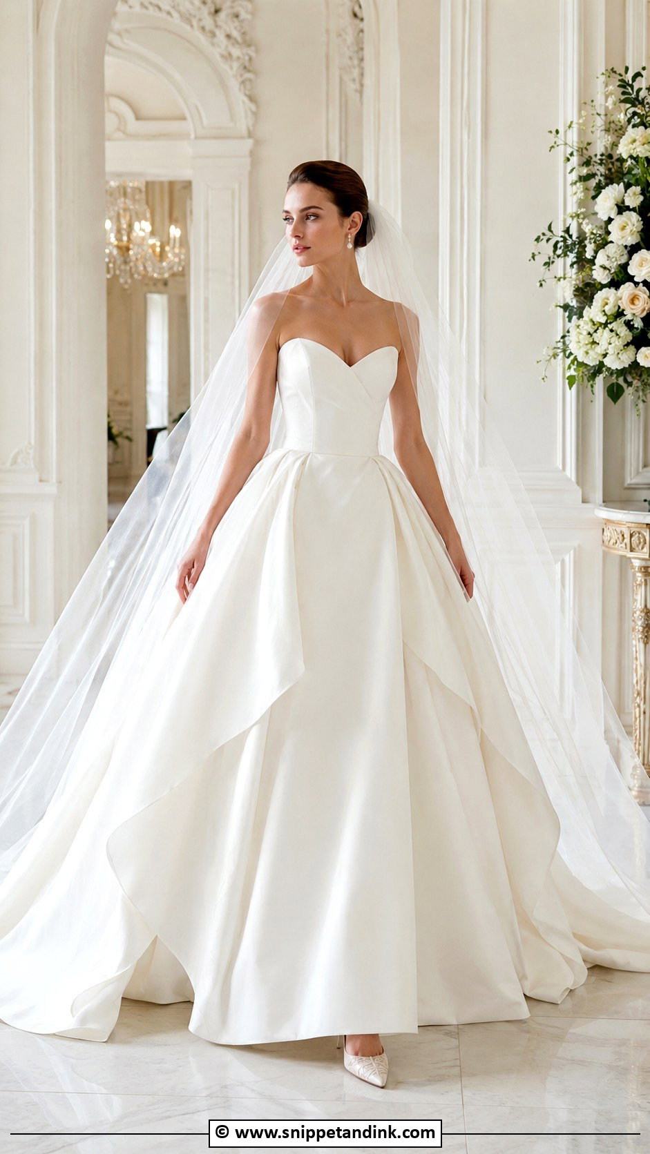 Princess Ball Gown Wedding Dress - Snippet and Ink - 30 Fairy Tale Wedding Dress Ideas