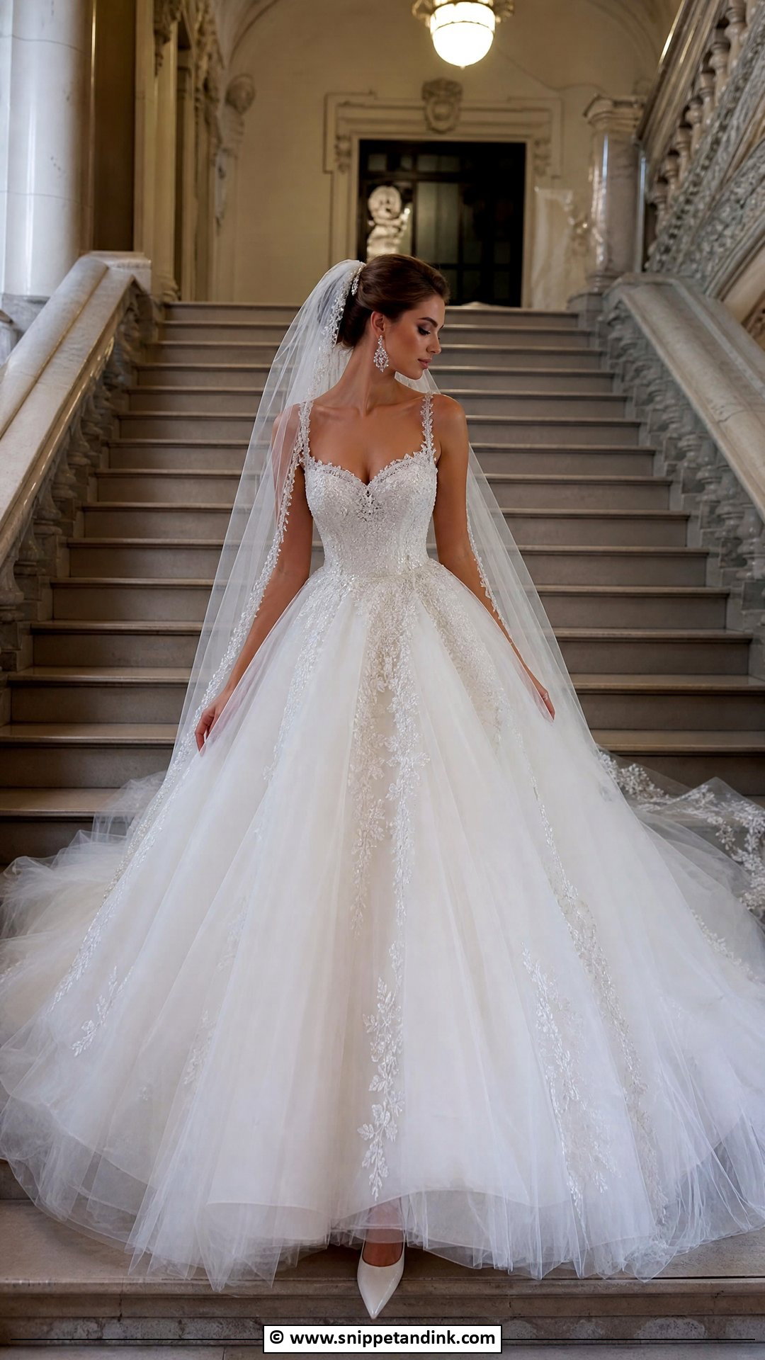 Princess Ballgown Wedding Dress - Snippet and Ink - 35 Ballgown Wedding Dress Ideas