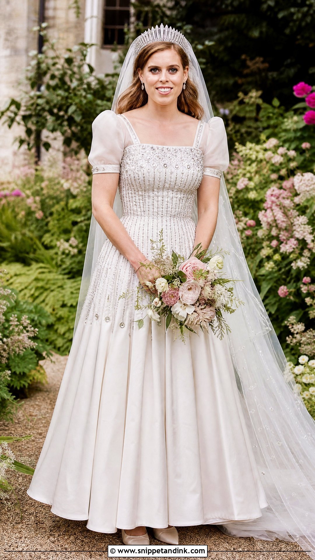 Princess Beatrice Royal Wedding Gown - Snippet and Ink - 25 Royal Wedding Gowns