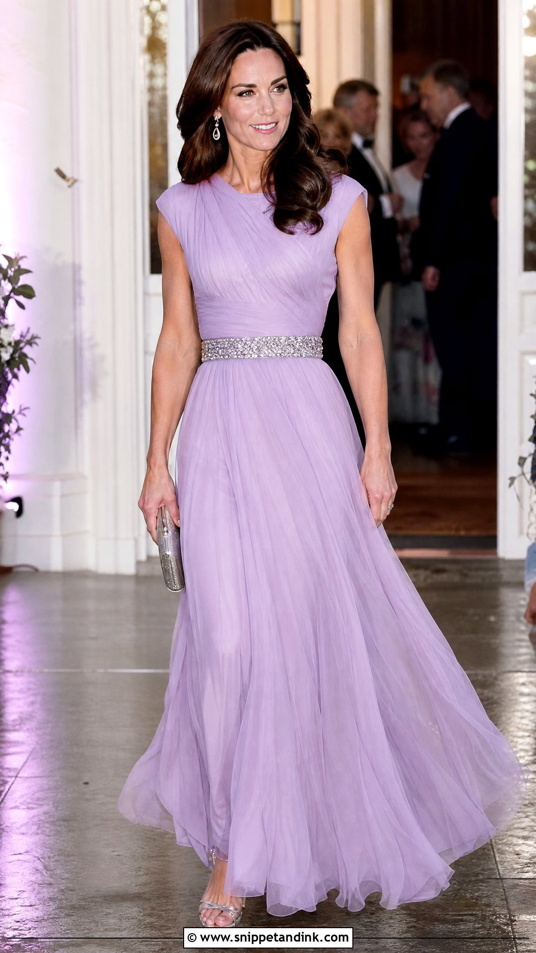 Princess Catherine Lilac Alexander McQueen Gown Outfit - Snippet and Ink - 20 Princess Catherine Dresses