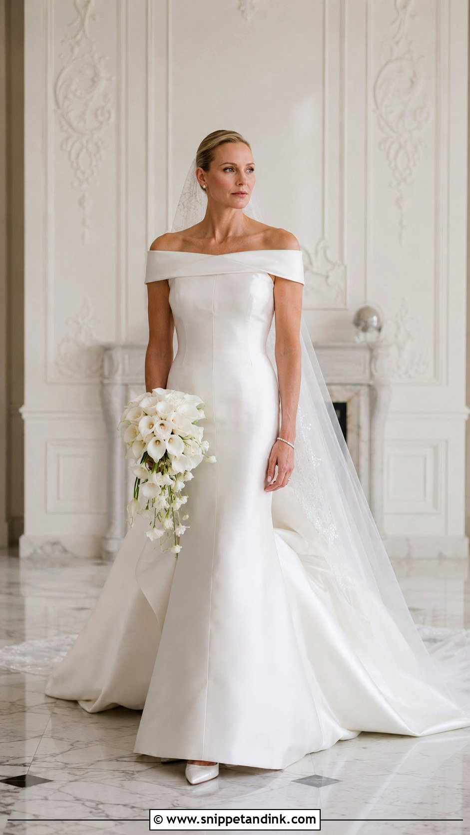 Princess Charlene Royal Wedding Dress - Snippet and Ink - 25 Royal Wedding Dresses