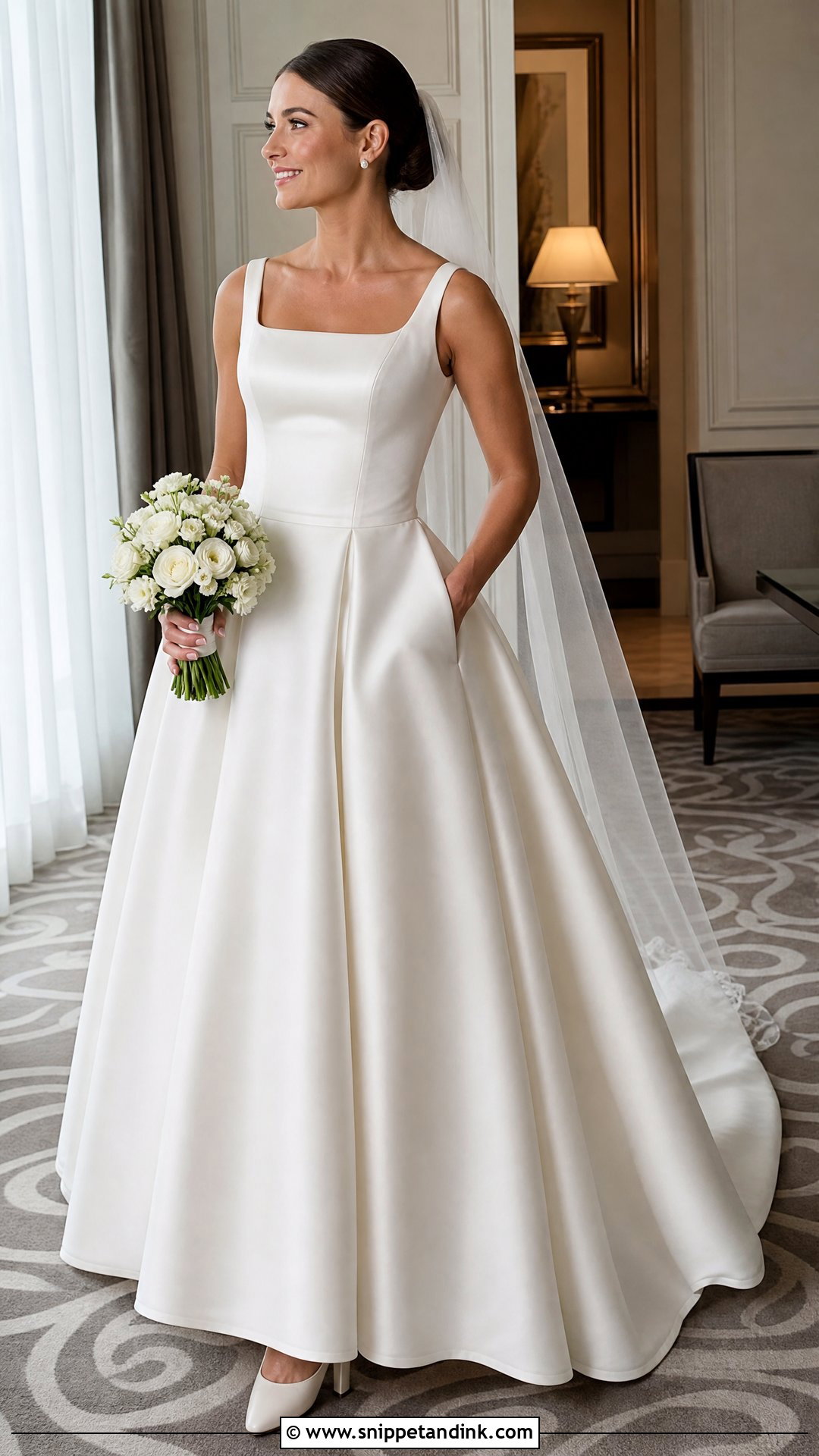 Princess Cut Wedding Dress With Pockets - Snippet and Ink - 20 Princess Cut Wedding Dress Ideas