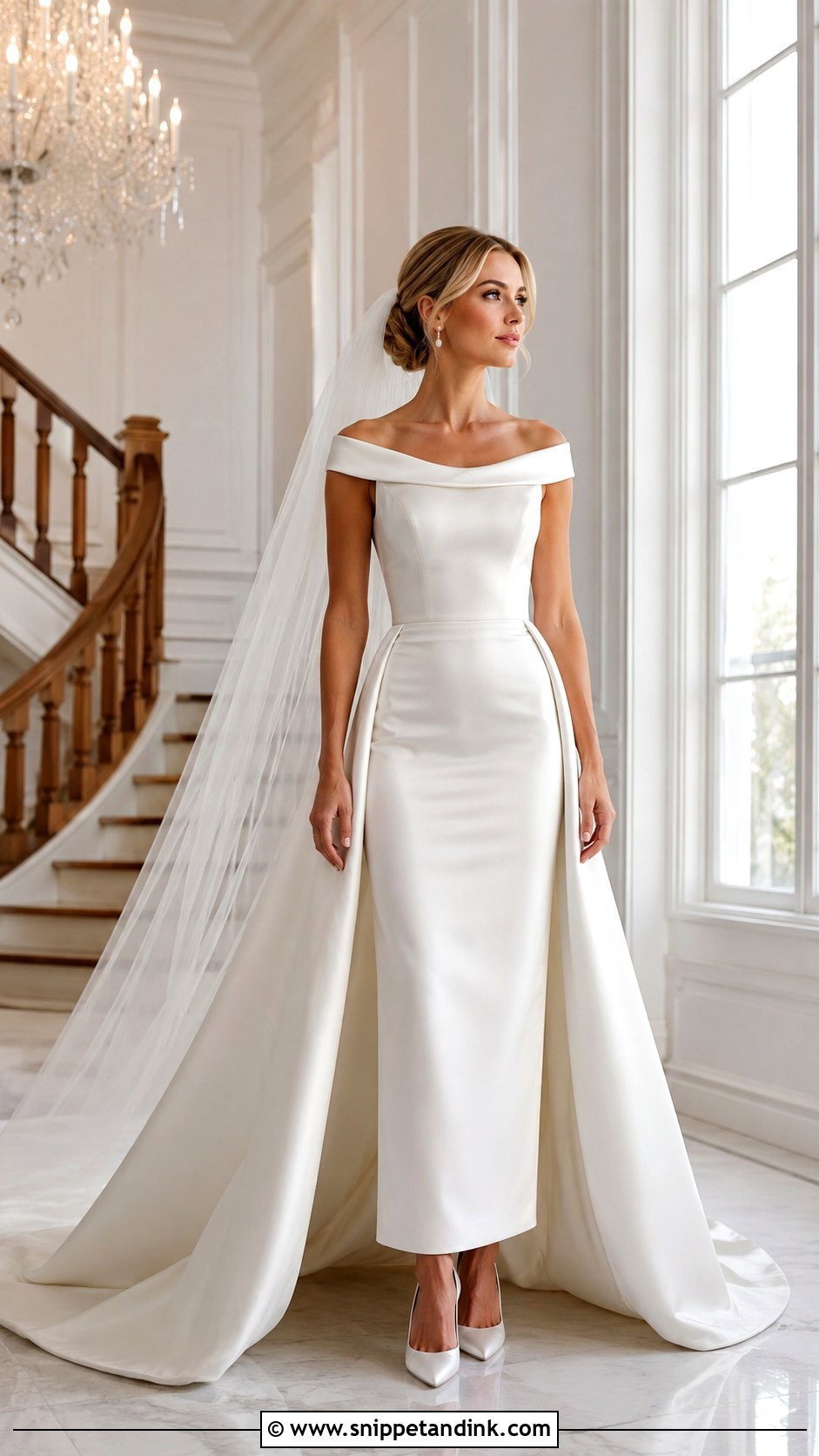 Princess Diana Detachable Train Wedding Dress - Snippet and Ink - 30 Princess Diana Wedding Dress Ideas