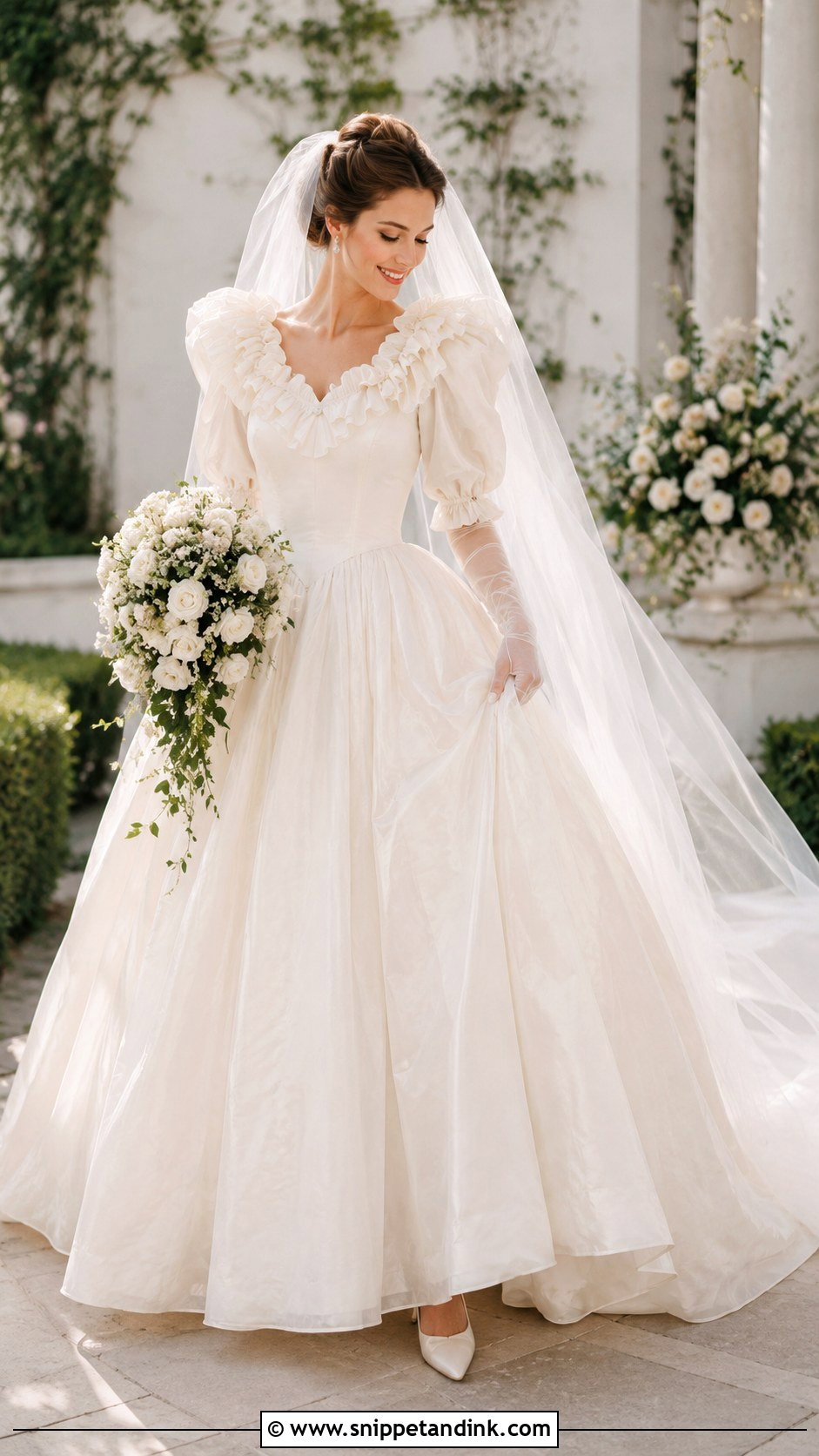 Princess Diana Organza Wedding Dress - Snippet and Ink - 30 Princess Diana Wedding Dress Ideas