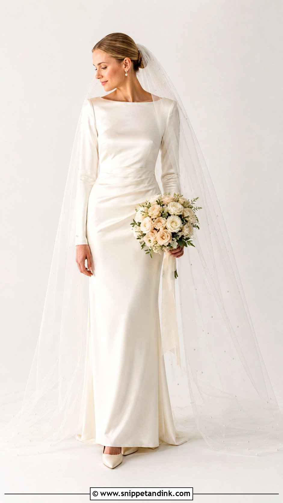 Princess Diana Pearl Veil Wedding Dress - Snippet and Ink - 30 Princess Diana Wedding Dress Ideas