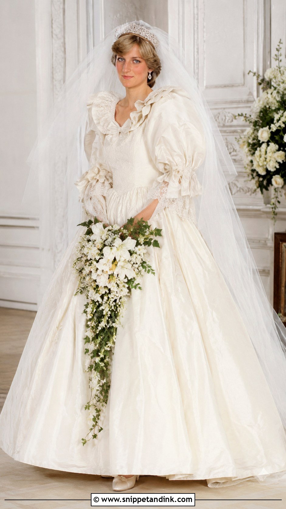 Princess Diana Puff Sleeve Wedding Dress - Snippet and Ink - 30 Princess Diana Wedding Dress Ideas