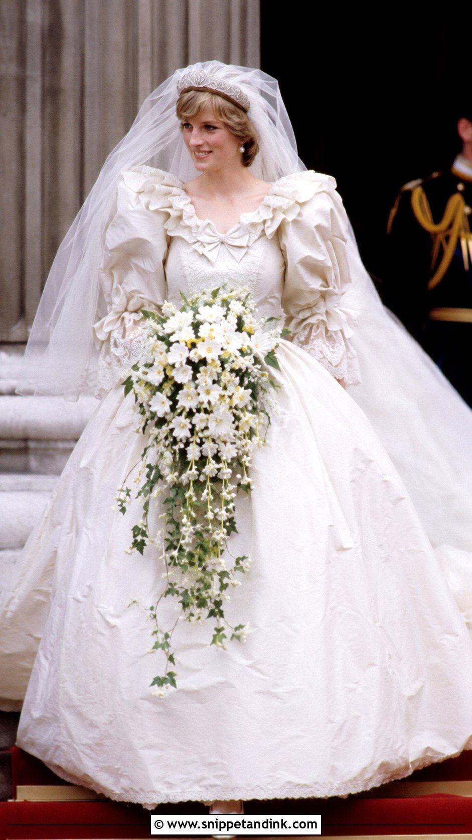 Princess Diana Royal Wedding Dress - Snippet and Ink - 25 Royal Wedding Dresses