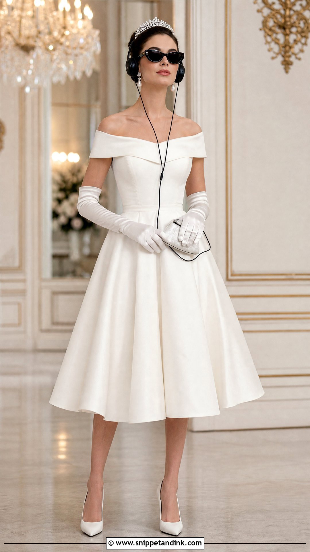 Princess Diaries White Off Shoulder Dress - Snippet and Ink - 20 Princess Diaries White Dress Ideas