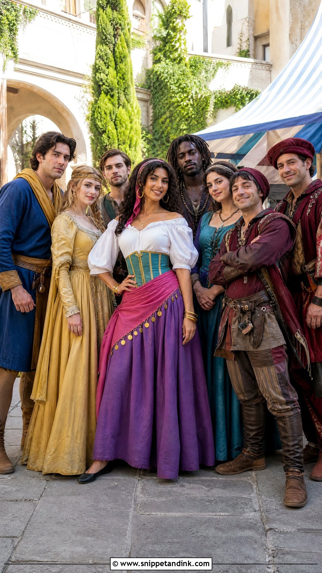 Princess Esmeralda Group Costume - Snippet and Ink - 20 Princess Esmeralda Ideas