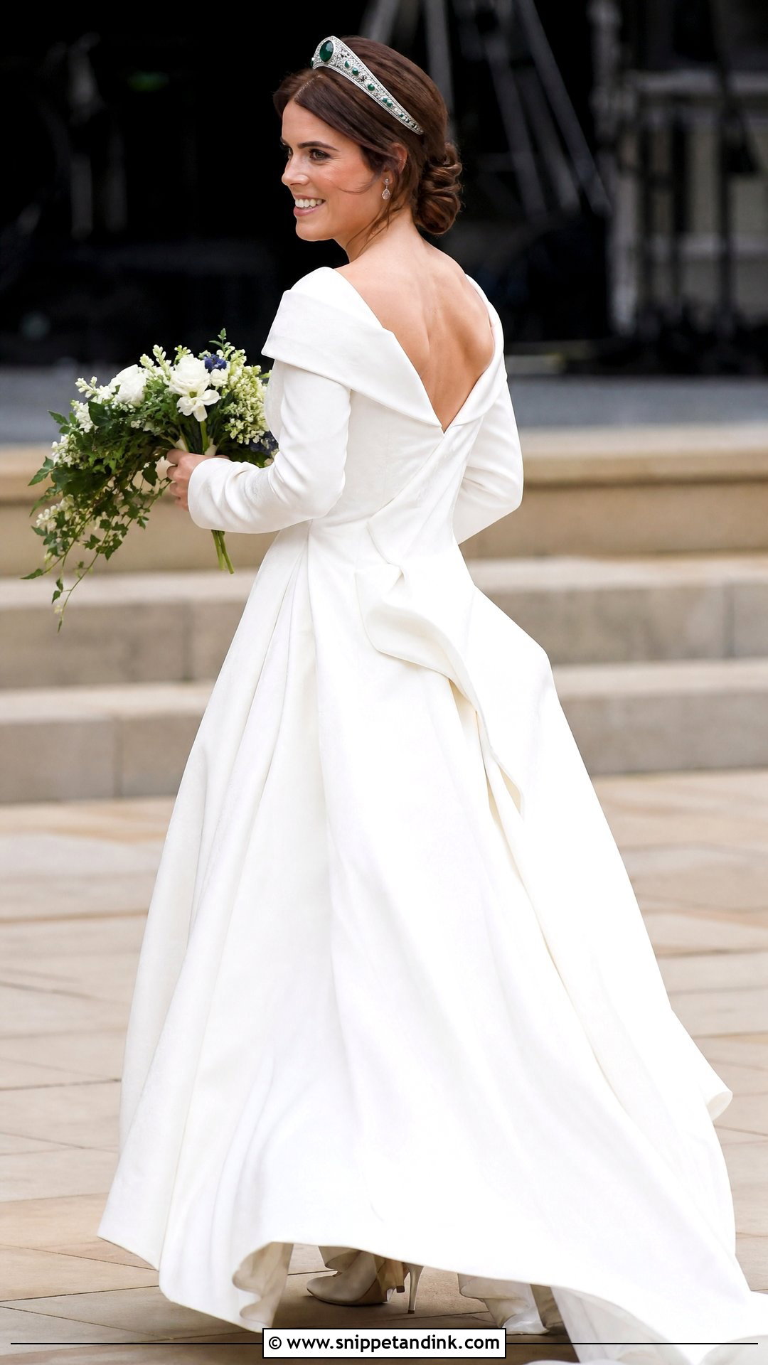 Princess Eugenie Cape Sleeve Wedding Dress - Snippet and Ink - 20 Princess Eugenie Wedding Dress Ideas