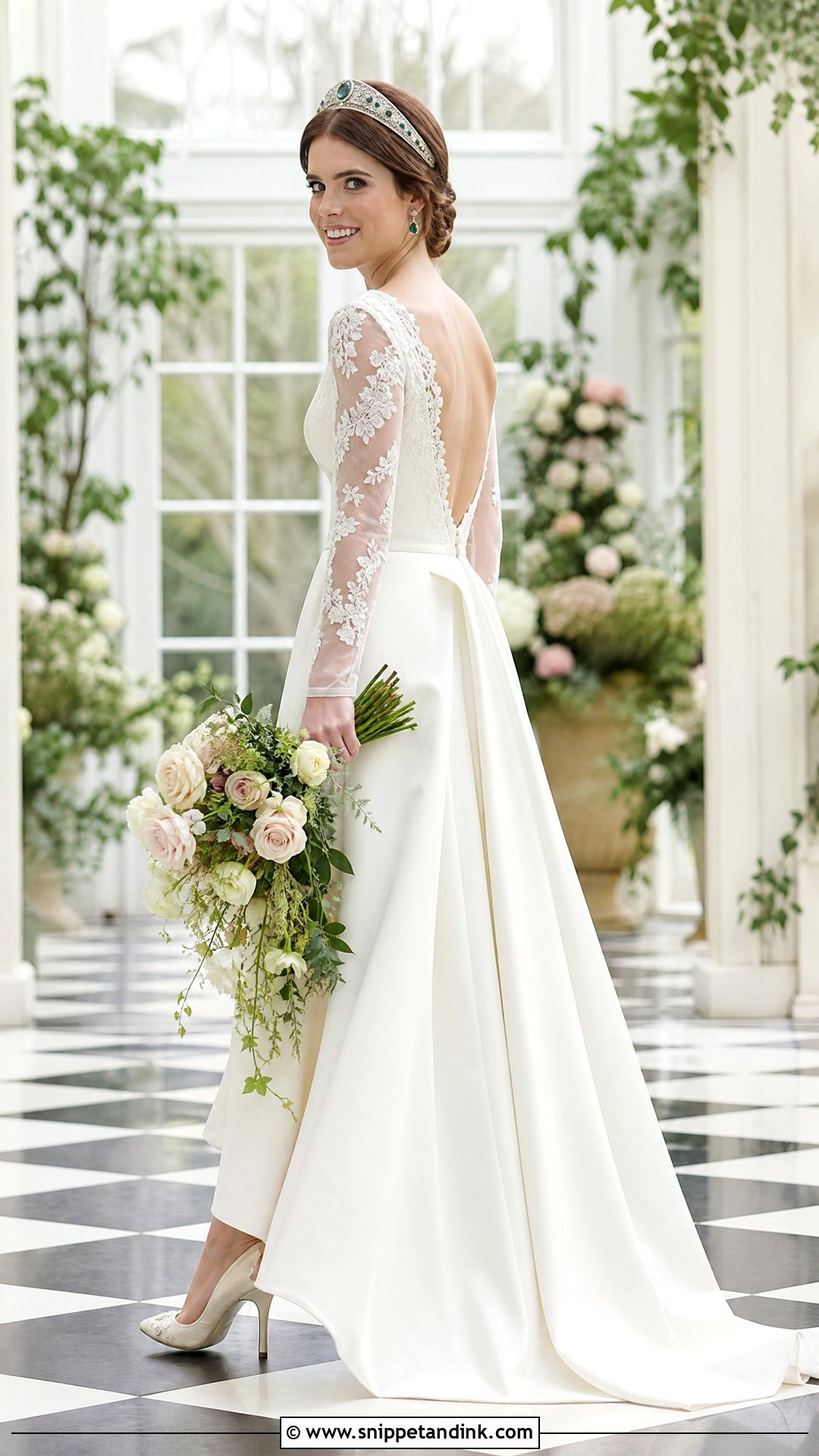 Princess Eugenie Lace Sleeve Wedding Dress - Snippet and Ink - 20 Princess Eugenie Wedding Dress Ideas