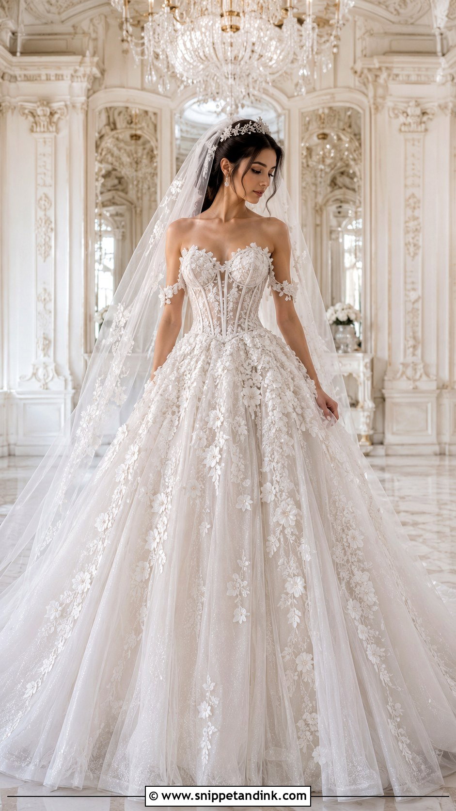 Princess Fairy Wedding Dress - Snippet and Ink - 30 Whimsical Wedding Dress Fairies Ideas