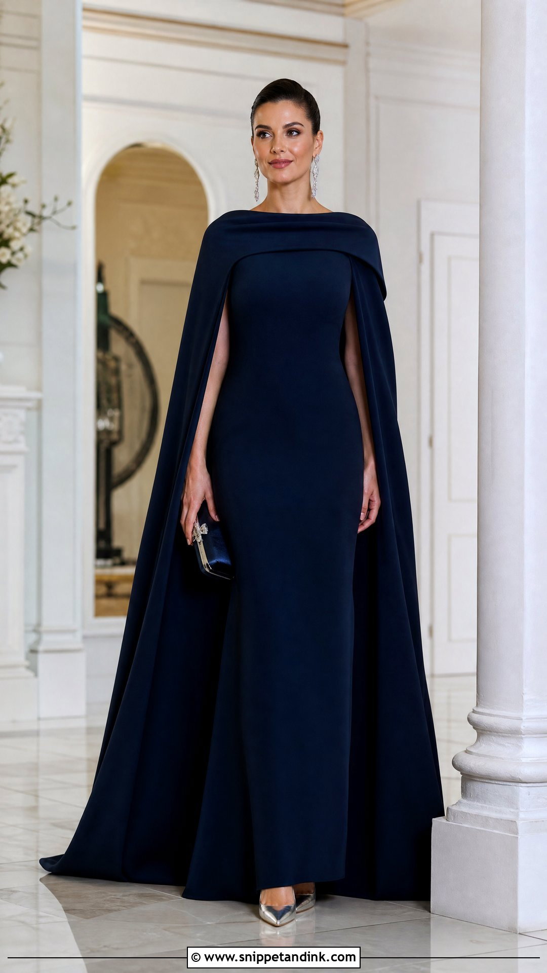 Princess Fawzia Cape Evening Gown - Snippet and Ink - 20 Princess Fawzia Ideas