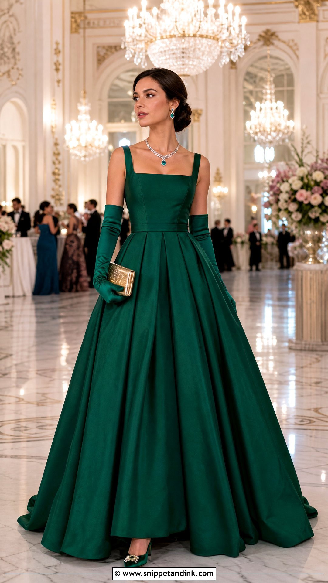 Princess Fawzia Jewel Tone Ball Gown - Snippet and Ink - 20 Princess Fawzia Ideas