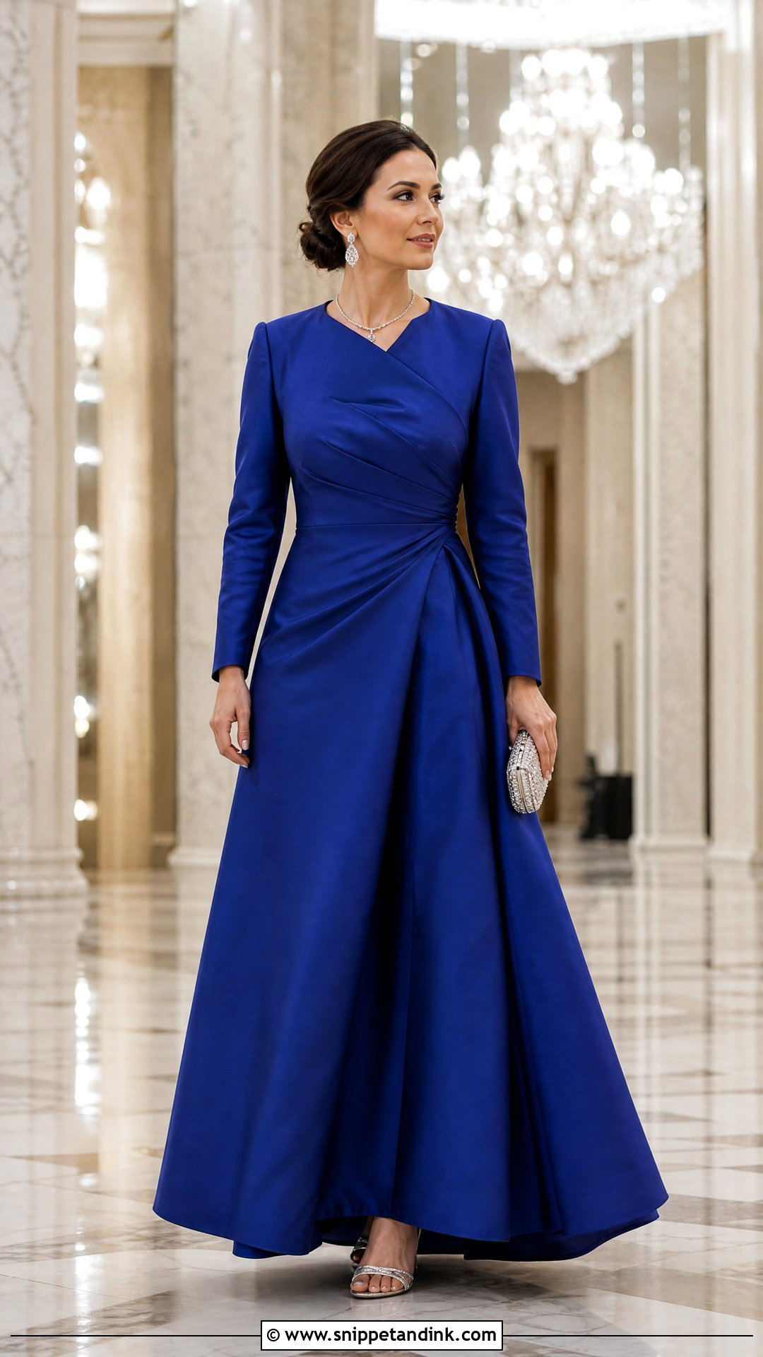 Princess Fawzia Royal Blue Gown - Snippet and Ink - 20 Princess Fawzia Ideas