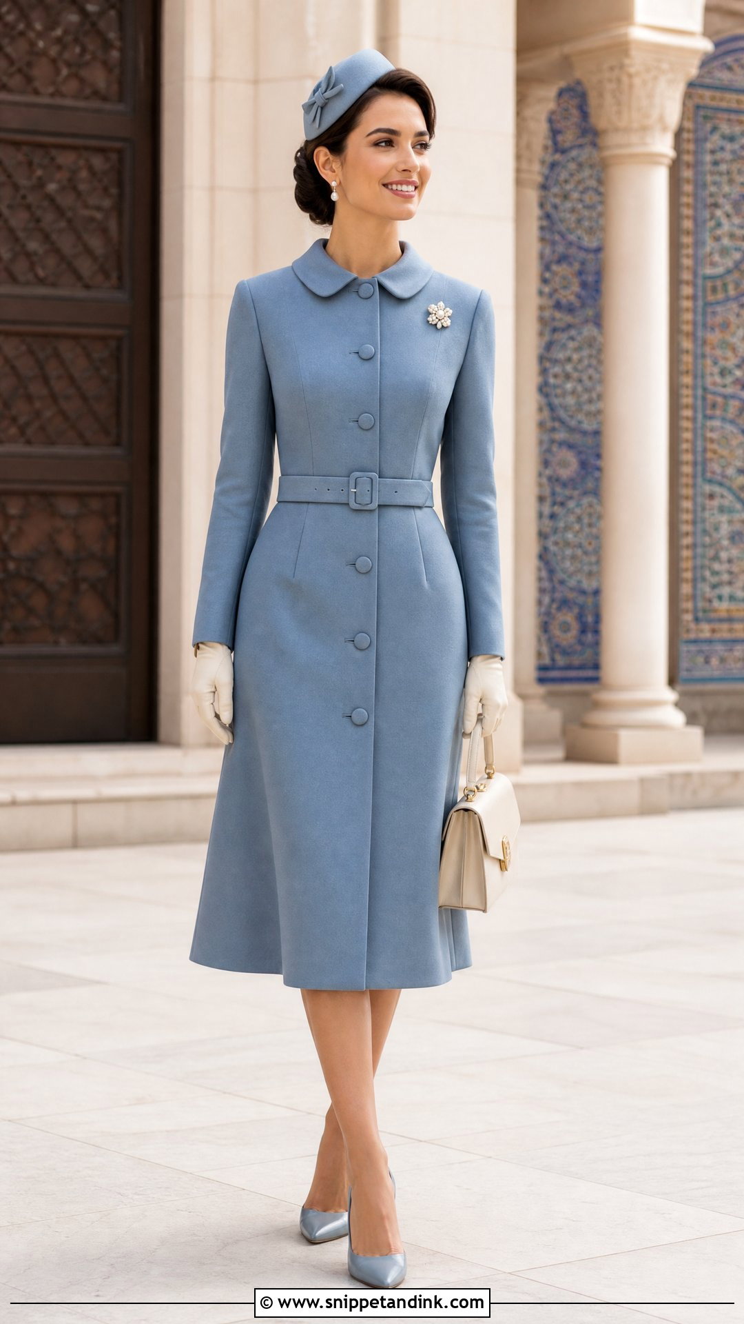Princess Fawzia Tailored Coat Dress - Snippet and Ink - 20 Princess Fawzia Ideas