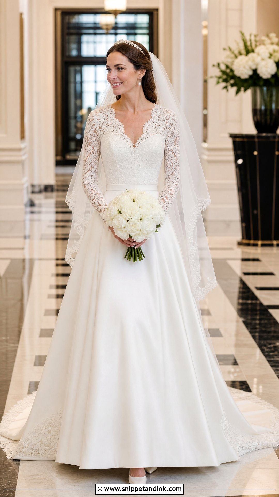 Princess Kate Chapel Train Wedding Dress - Snippet and Ink - 25 Princess Kate Wedding Dress Ideas