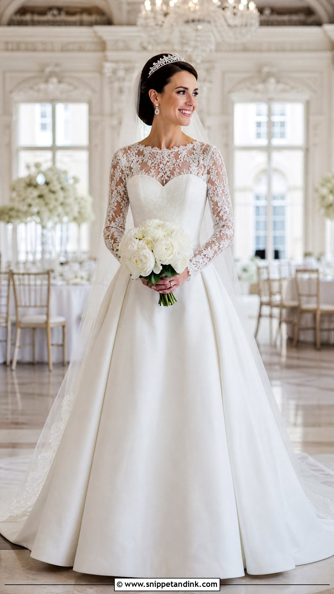 Princess Kate Sweetheart Lace Wedding Dress - Snippet and Ink - 25 Princess Kate Wedding Dress Ideas