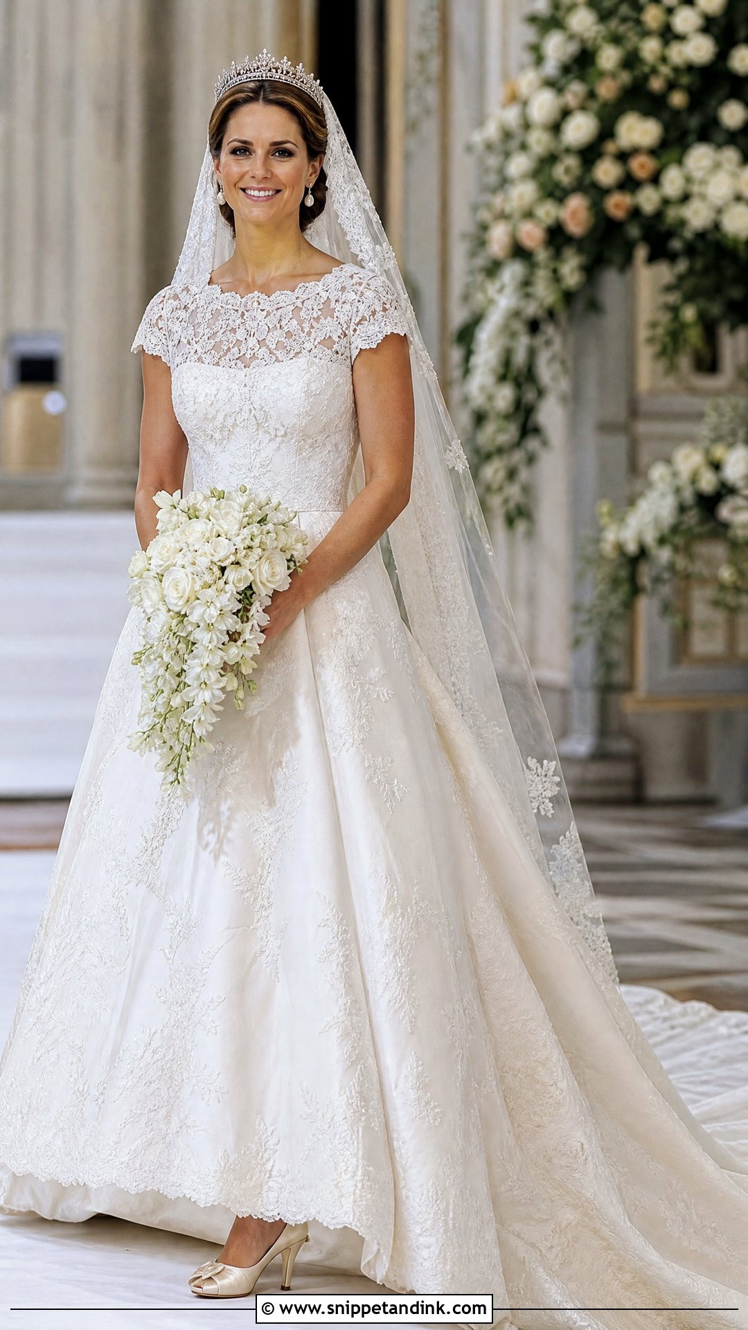 Princess Madeleine Royal Wedding Gown - Snippet and Ink - 25 Royal Wedding Gowns
