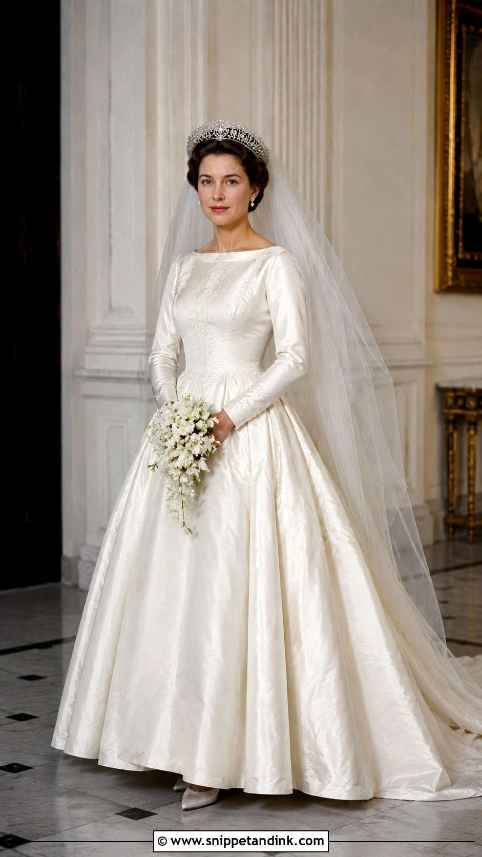 Princess Margaret Royal Wedding Dress - Snippet and Ink - 25 Royal Wedding Dresses
