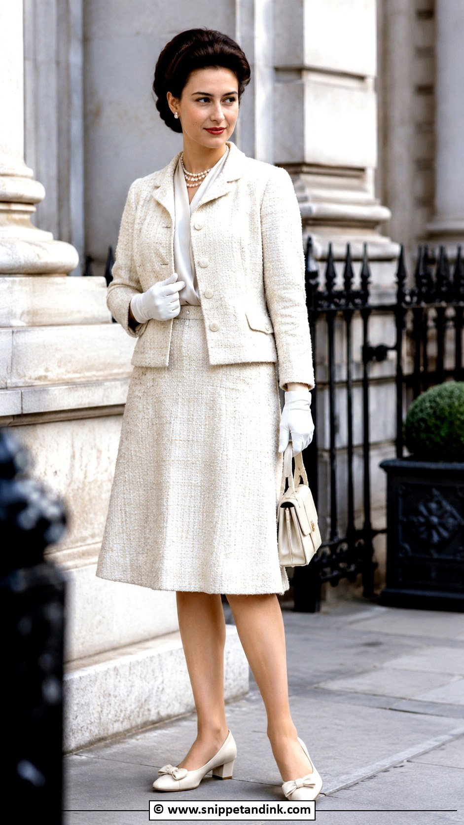 Princess Margaret Tweed Skirt Suit Outfit - Snippet and Ink - 30 Princess Margaret Ideas
