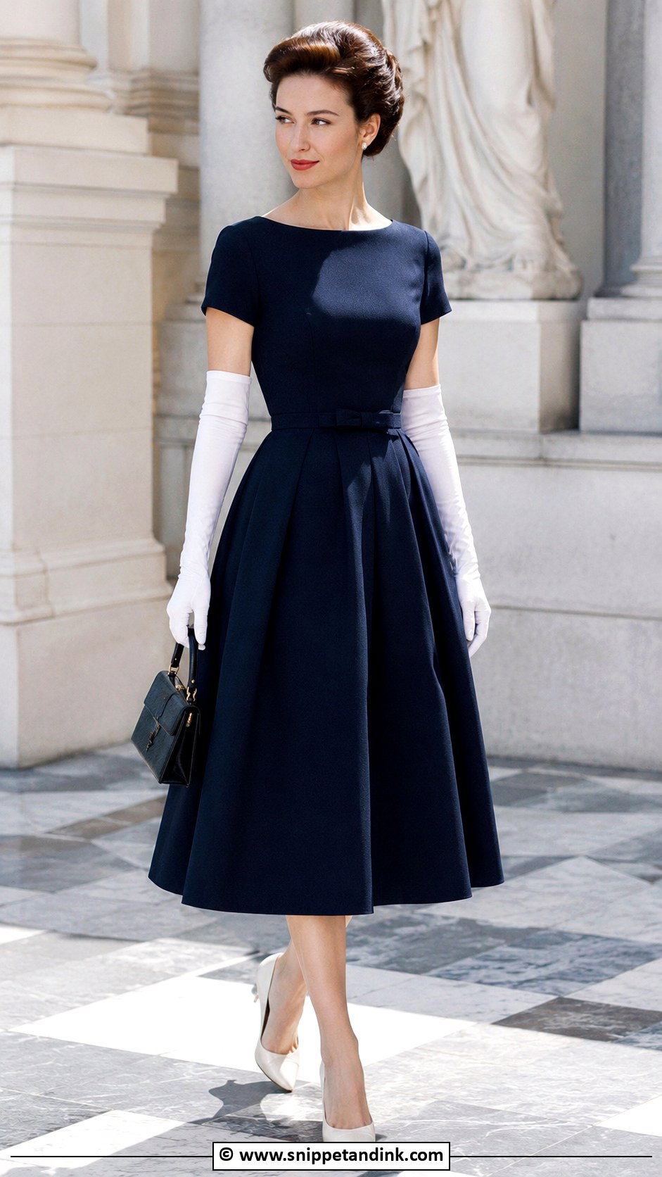 Princess Margaret White Gloves Dress Outfit - Snippet and Ink - 30 Princess Margaret Ideas