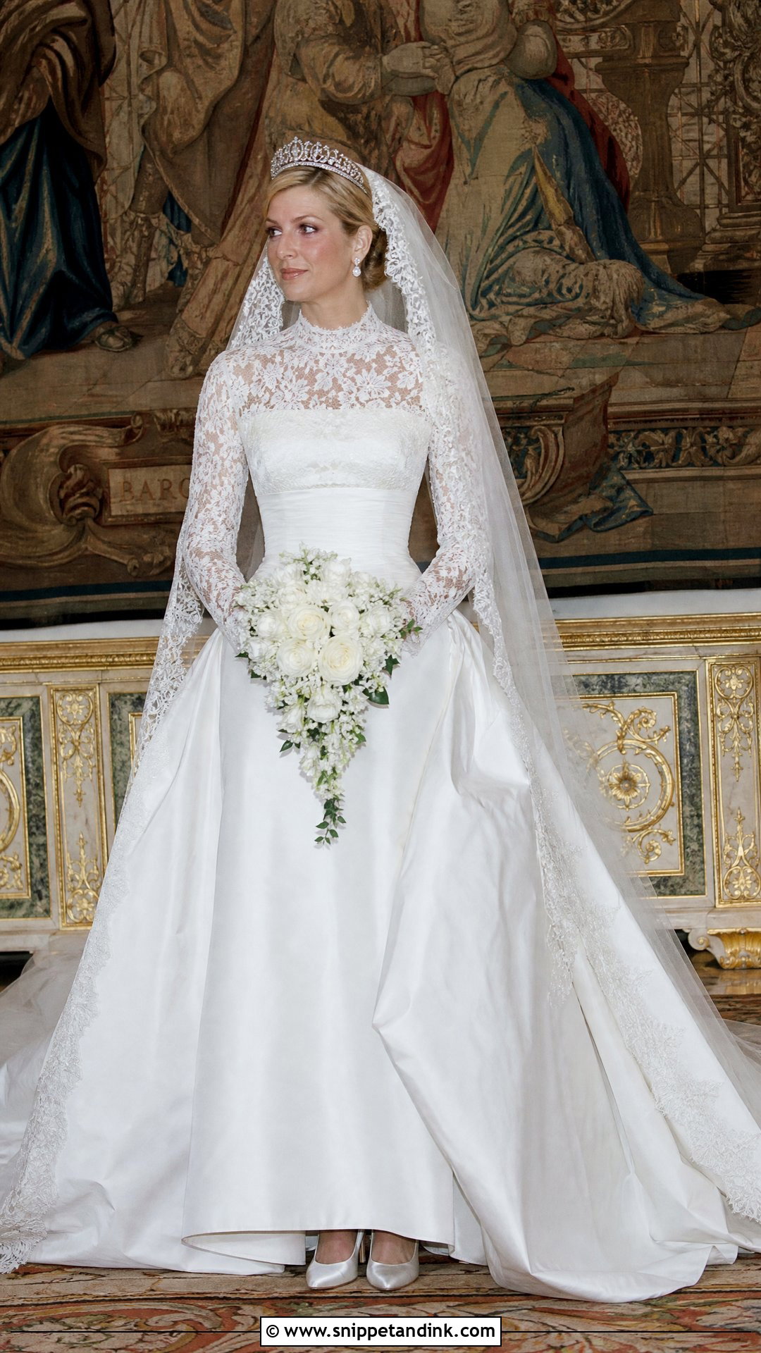 Princess Marie Chantal Royal Wedding Gown - Snippet and Ink - 25 Royal Wedding Gowns