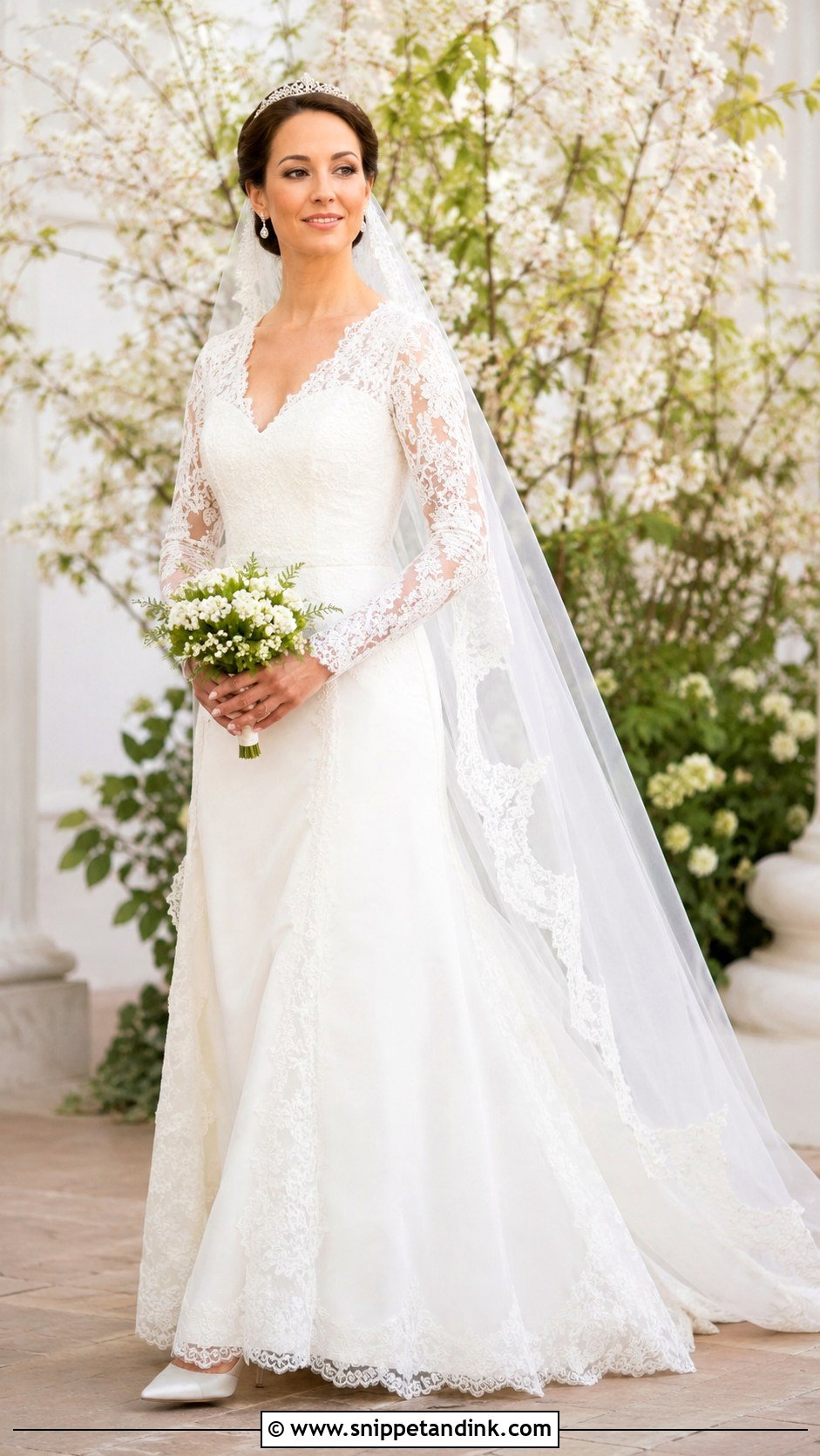 Princess Marie Royal Wedding Dress - Snippet and Ink - 25 Royal Wedding Dresses