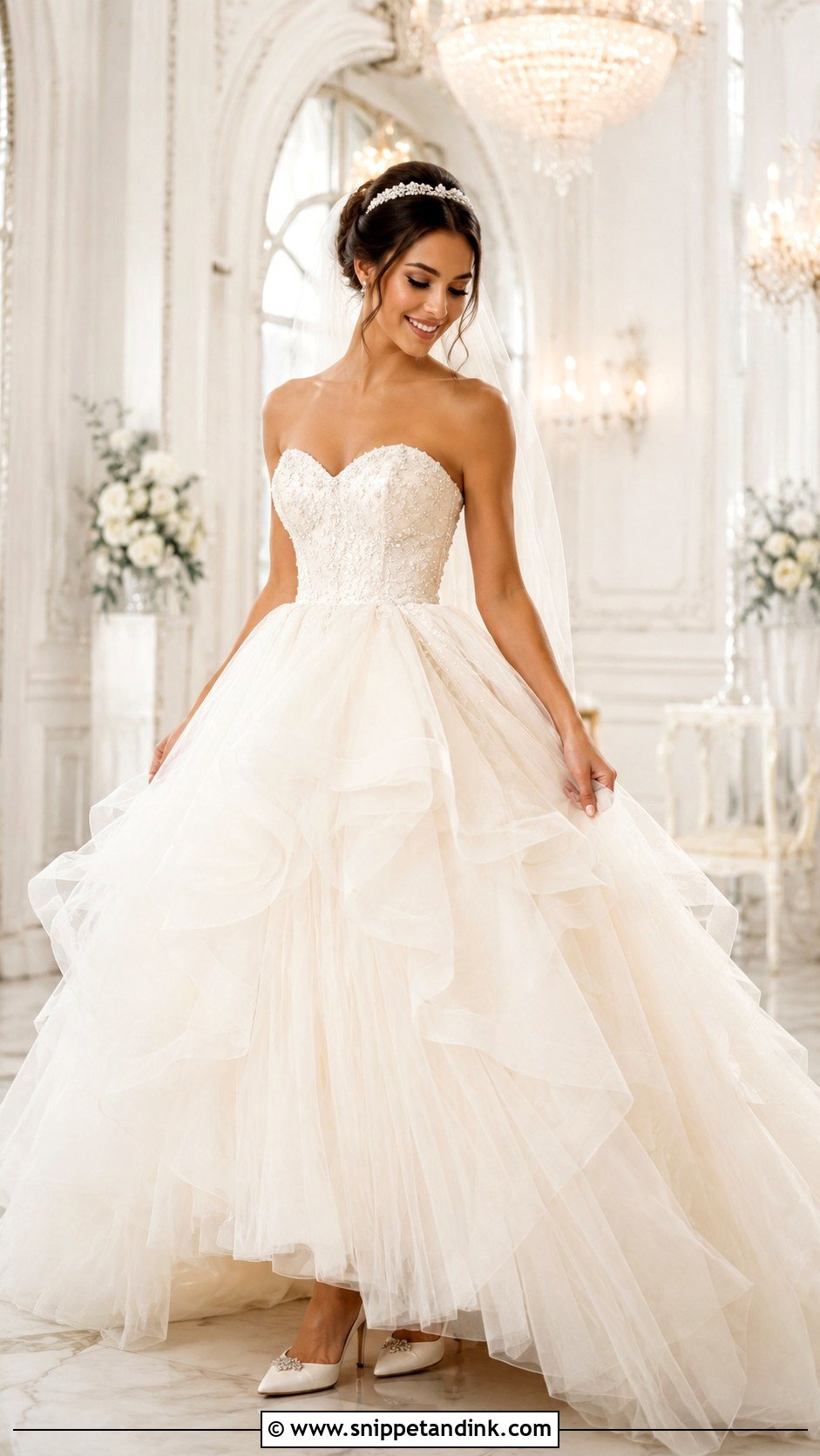 Princess Puffy Wedding Dress - Snippet and Ink - 25 Puffy Wedding Dresses