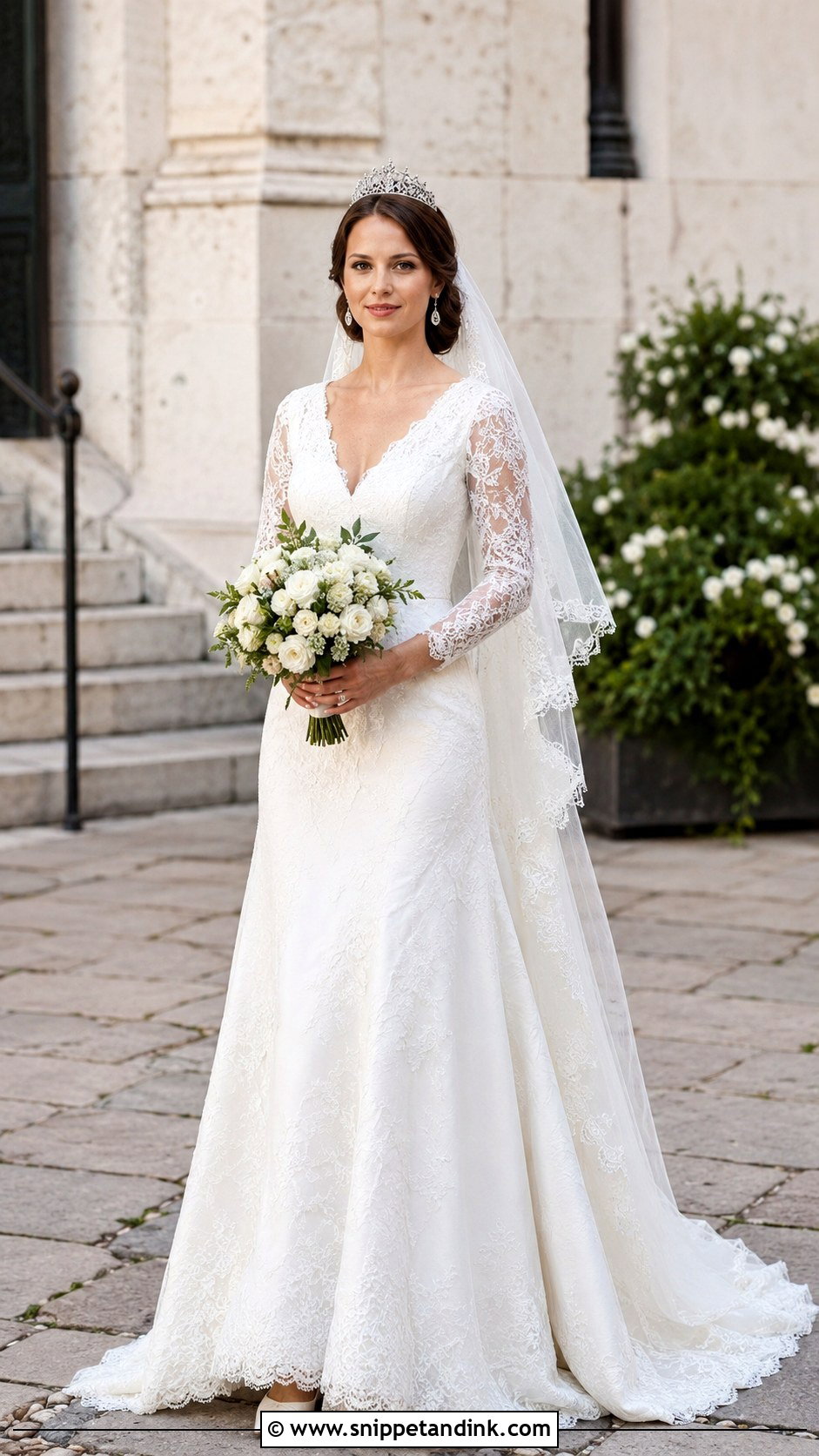 Princess Sofia Royal Wedding Dress - Snippet and Ink - 25 Royal Wedding Dresses