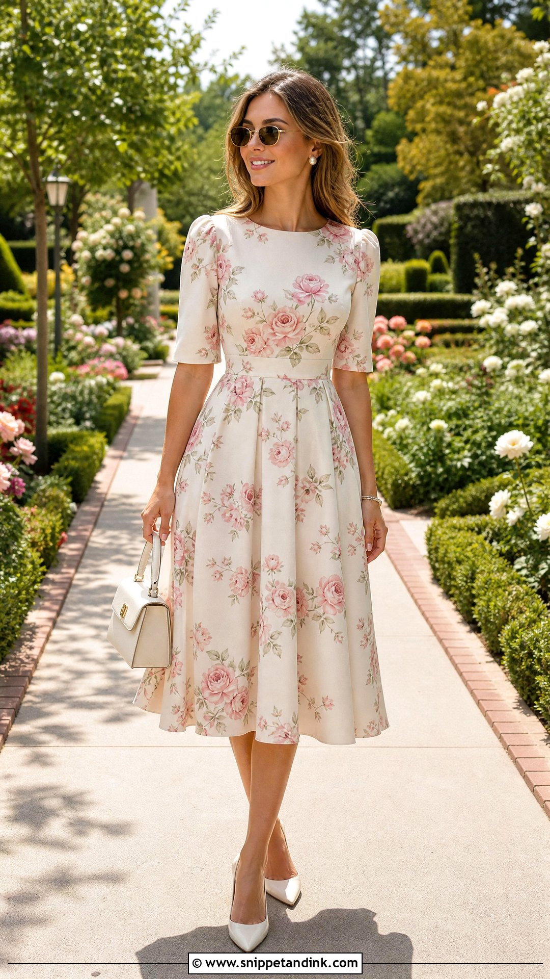 Princess Soraya Floral Midi Dress - Snippet and Ink - 20 Princess Soraya Ideas
