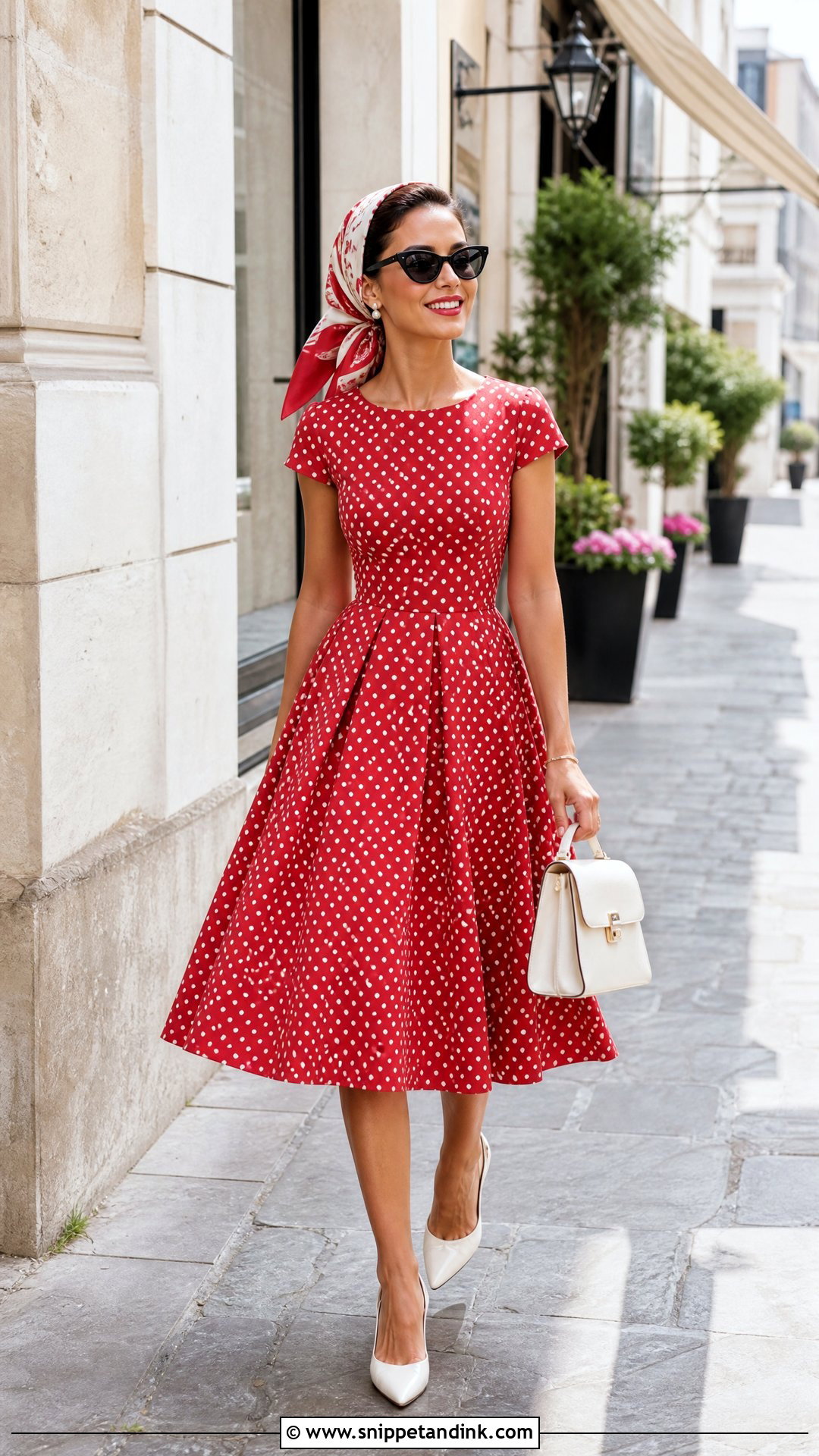 Princess Soraya Polka Dot Dress - Snippet and Ink - 20 Princess Soraya Ideas