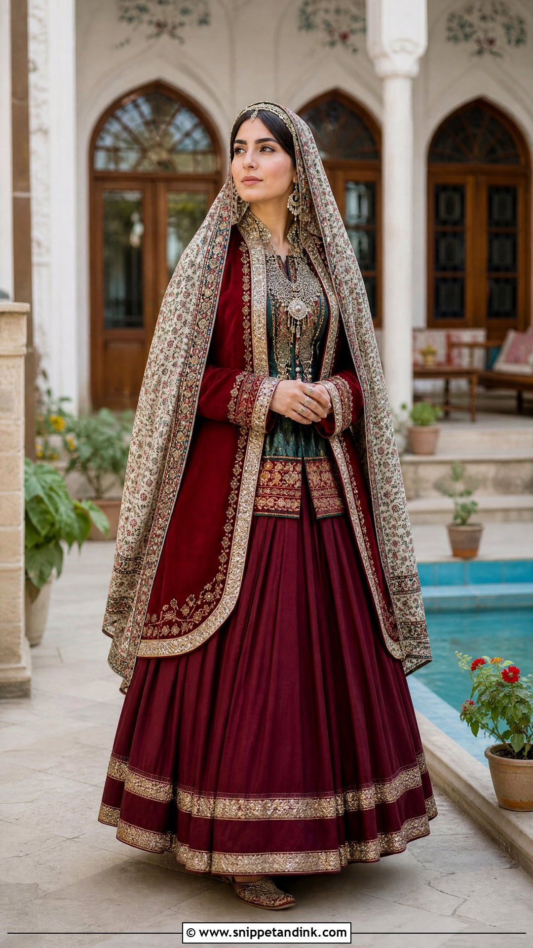 Princess Soraya Traditional Bakhtiari Outfit - Snippet and Ink - 20 Princess Soraya Ideas