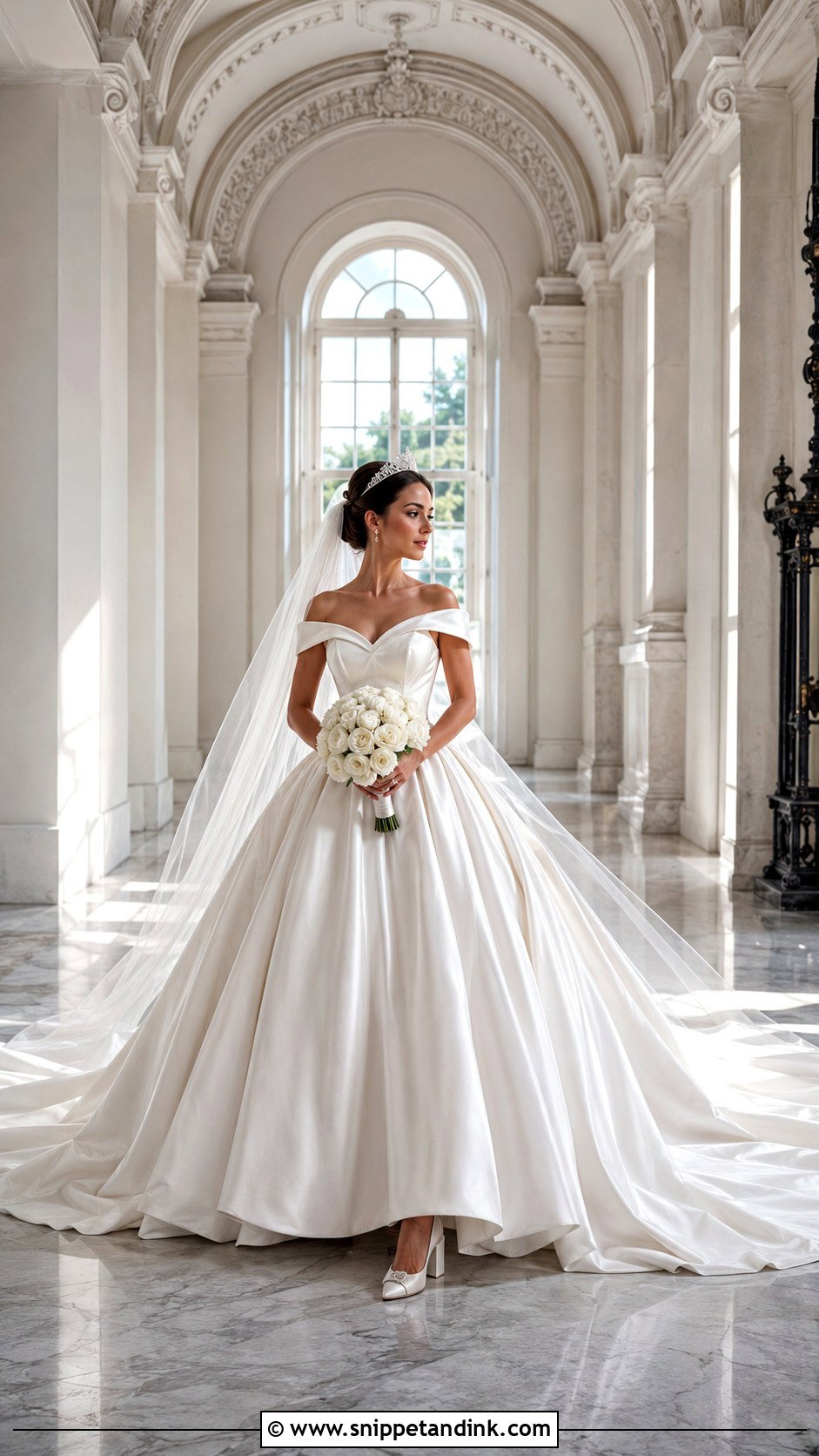 Princess Wedding Dress With Cathedral Train - Snippet and Ink - 20 Big Poofy Wedding Dresses