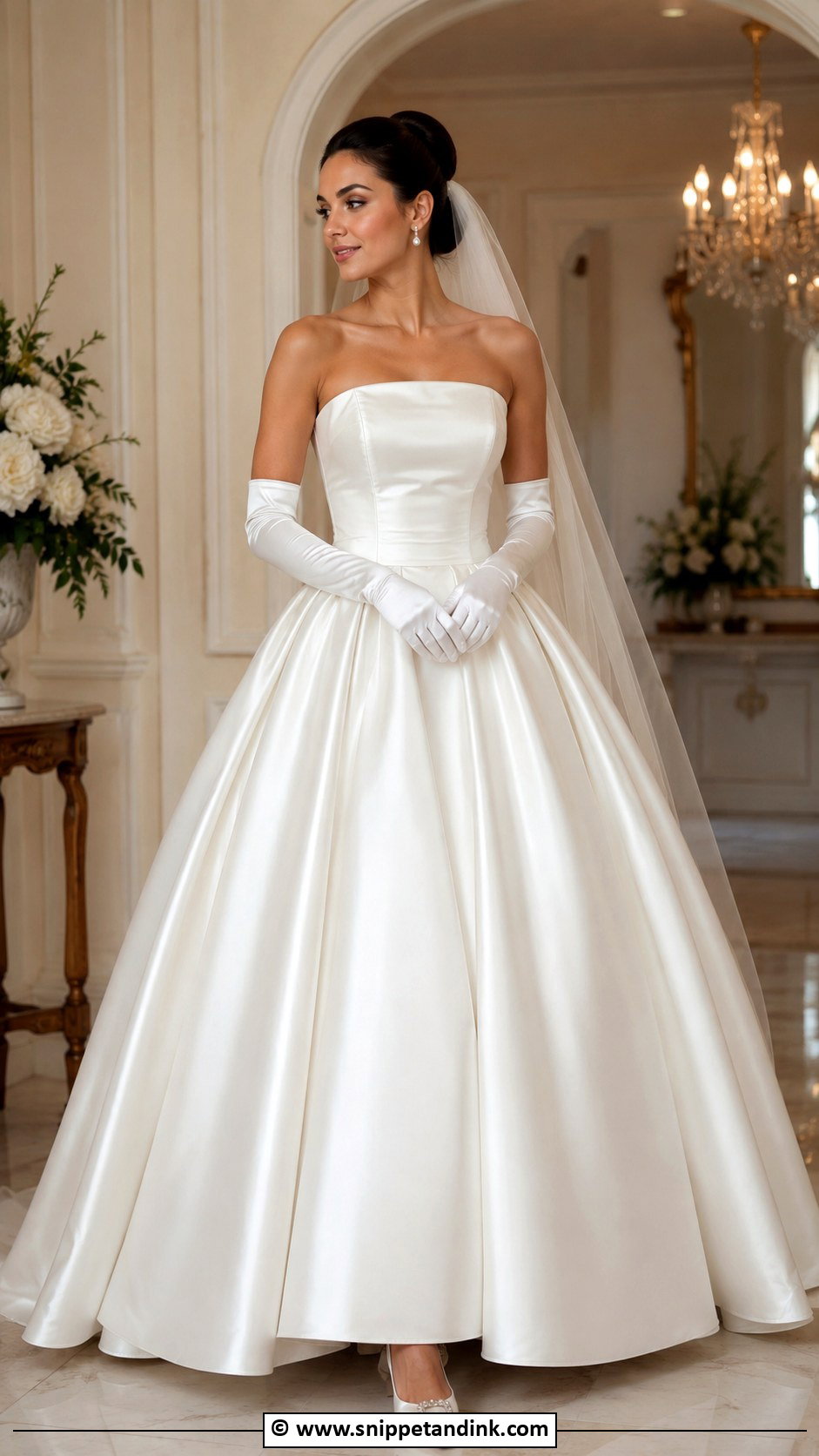 Princess Wedding Dress With Gloves - Snippet and Ink - 35 Princess Wedding Dress Ideas