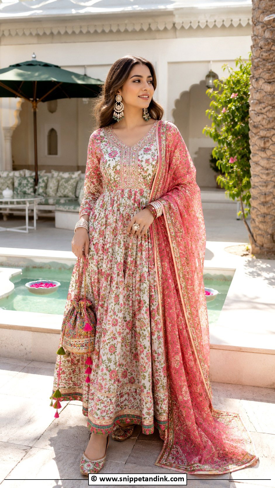 Printed Anarkali Dress for Wedding - Snippet and Ink - 30 Anarkali Dress for Wedding Ideas