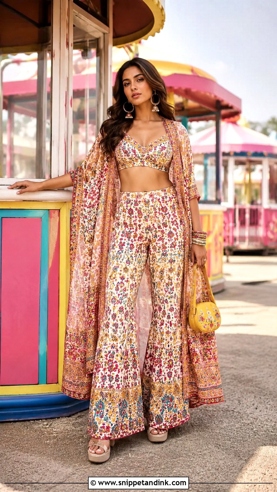 Printed Co Ord Carnival Outfit - Snippet and Ink - 20 Carnival Outfit Ideas Indian Wedding