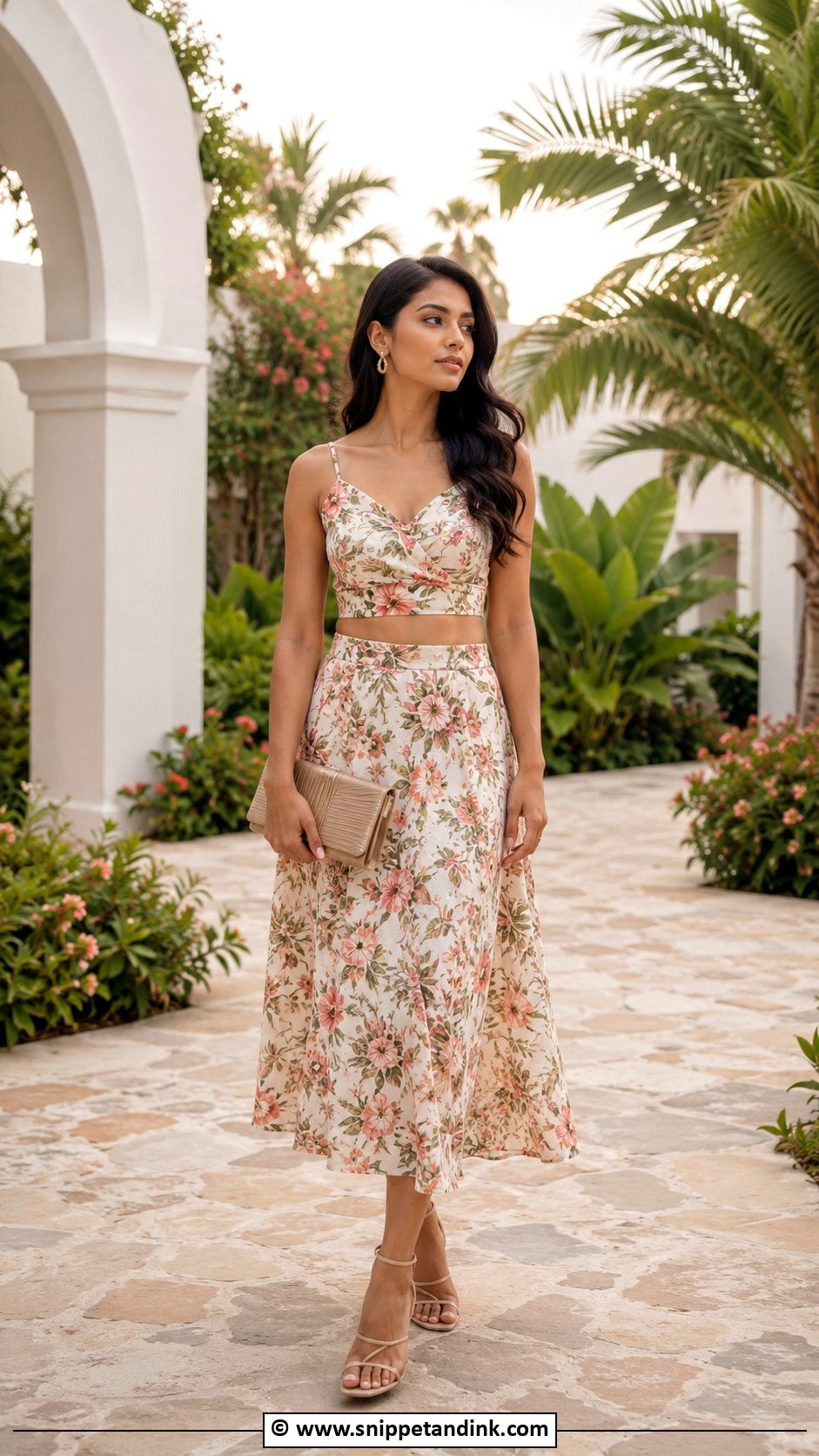 Printed Co Ord Set Prewedding Outfit - Snippet and Ink - 30 Prewedding Outfit Ideas