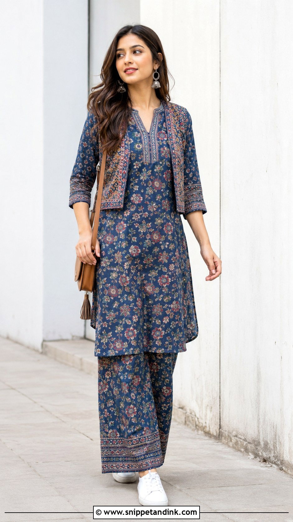 Printed Ethnic Co Ord Set - Snippet and Ink - 20 Aesthetic Indian Dress Ideas