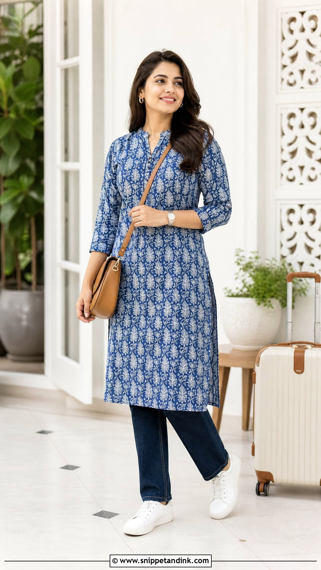 Printed Kurta Jeans Bridal Trousseau Outfit - Snippet and Ink - 25 Bridal Trousseau Outfits