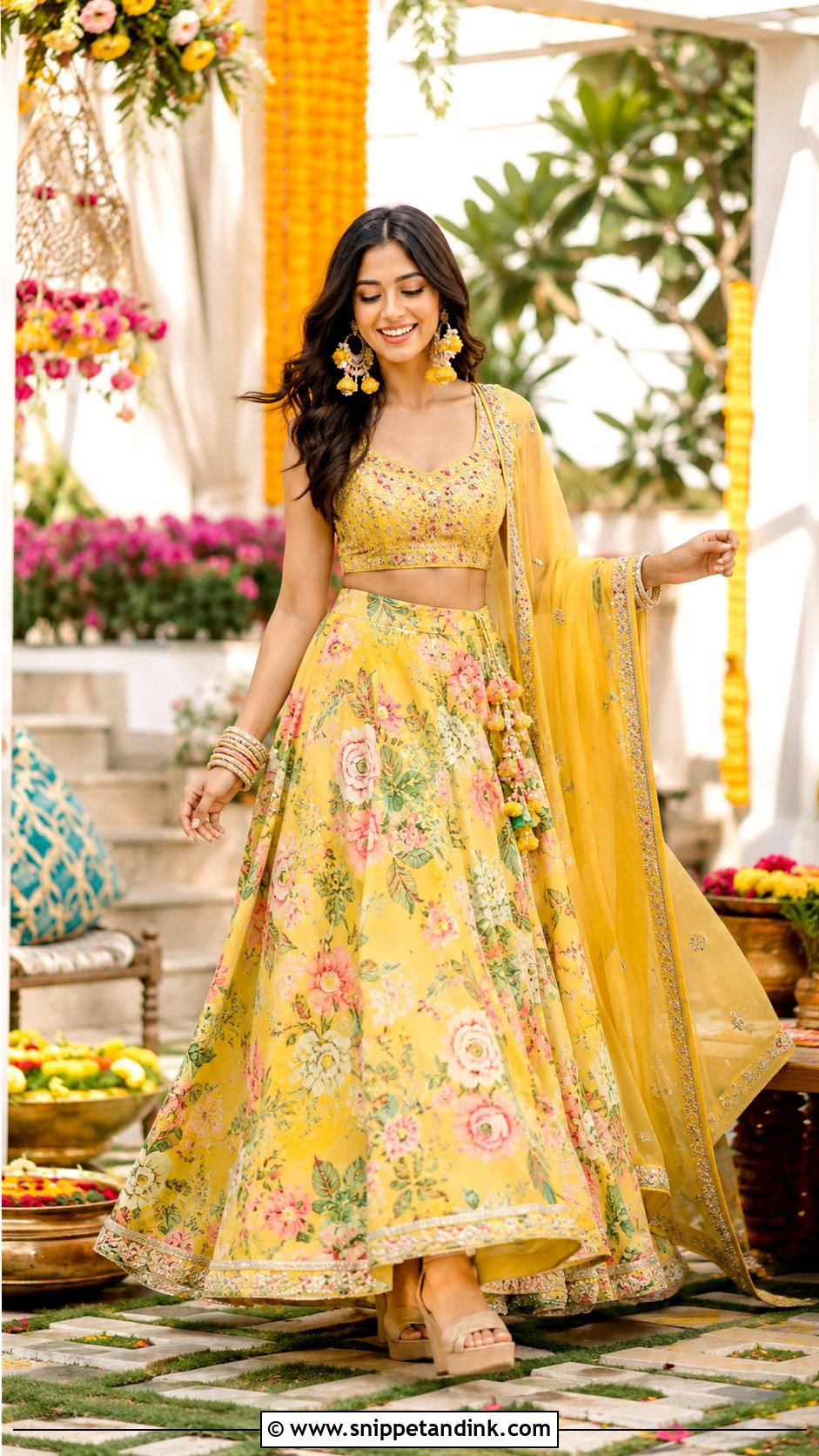Printed Lehenga For Bride Sister - Snippet and Ink - 30 Dress for Bride Sister Ideas