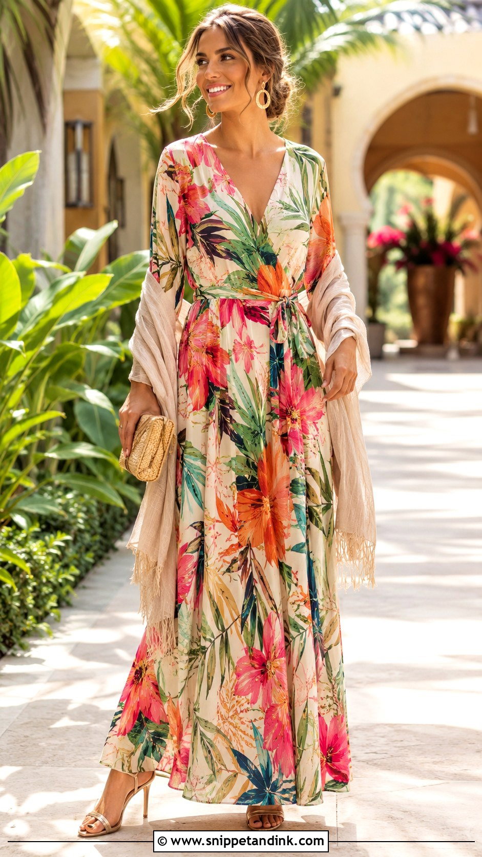 Printed Maxi Frock For Wedding Guest - Snippet and Ink - 25 Party Frocks for Women Wedding Ideas