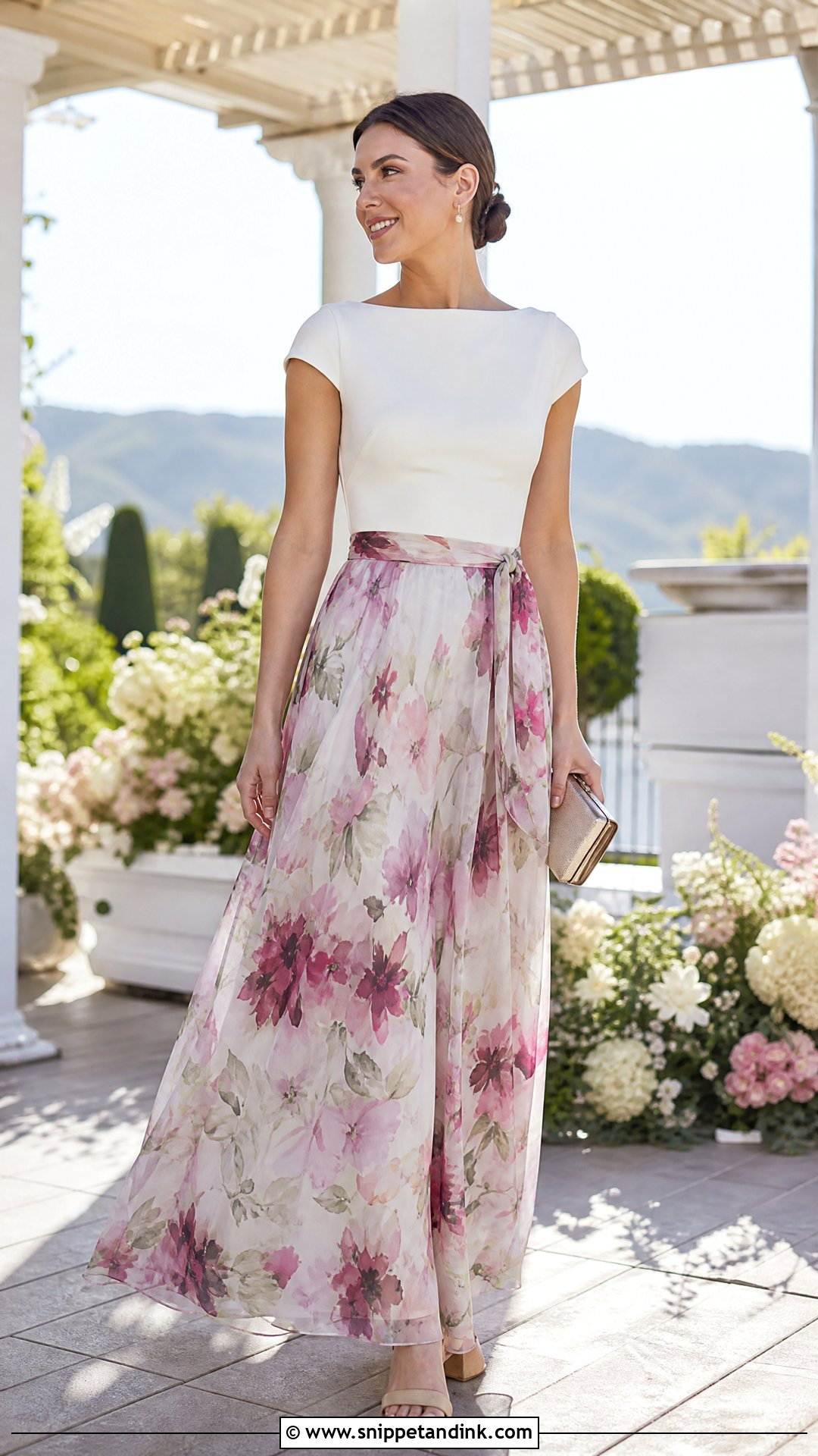 Printed Maxi Skirt Ceremony Outfit - Snippet and Ink - 25 Ceremony Outfit Ideas
